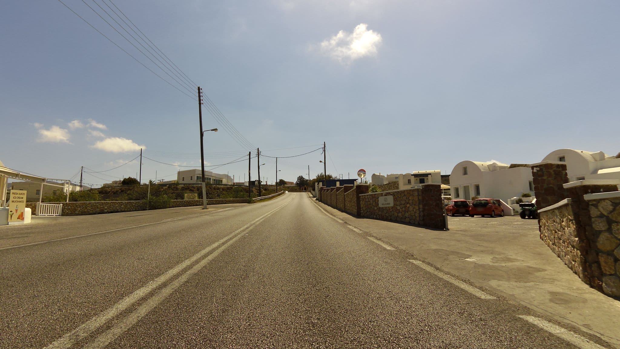 Street view near Villa Irini Studios & Apartments, Mesariá — © nisselson (CC BY-SA · Mapillary)
