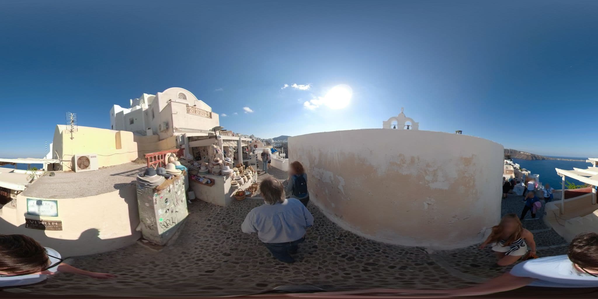 Street view near Oia Castle Luxury Suites, Oía — © cookry (CC BY-SA · Mapillary)