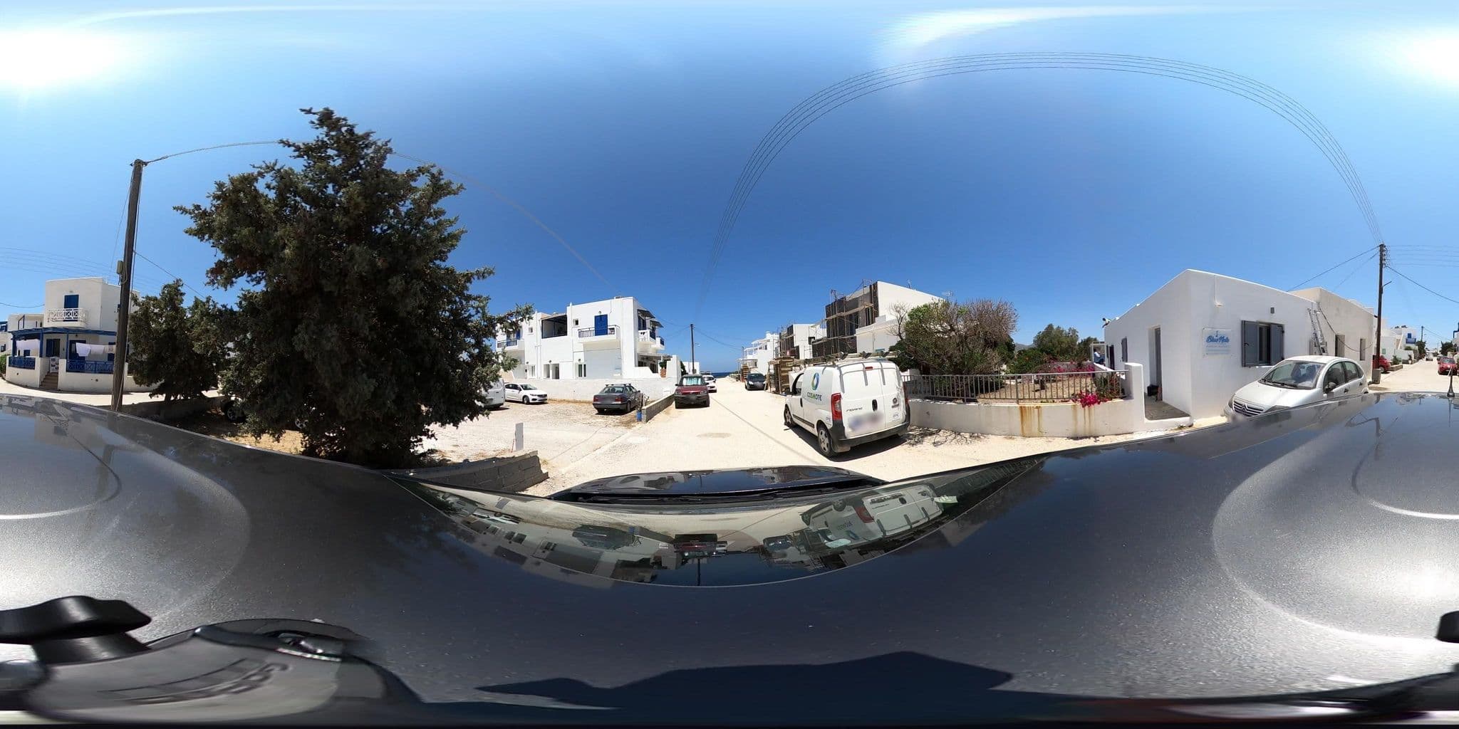 Street view near Aigialia Rooms, Adámas — © katagrafes (CC BY-SA · Mapillary)