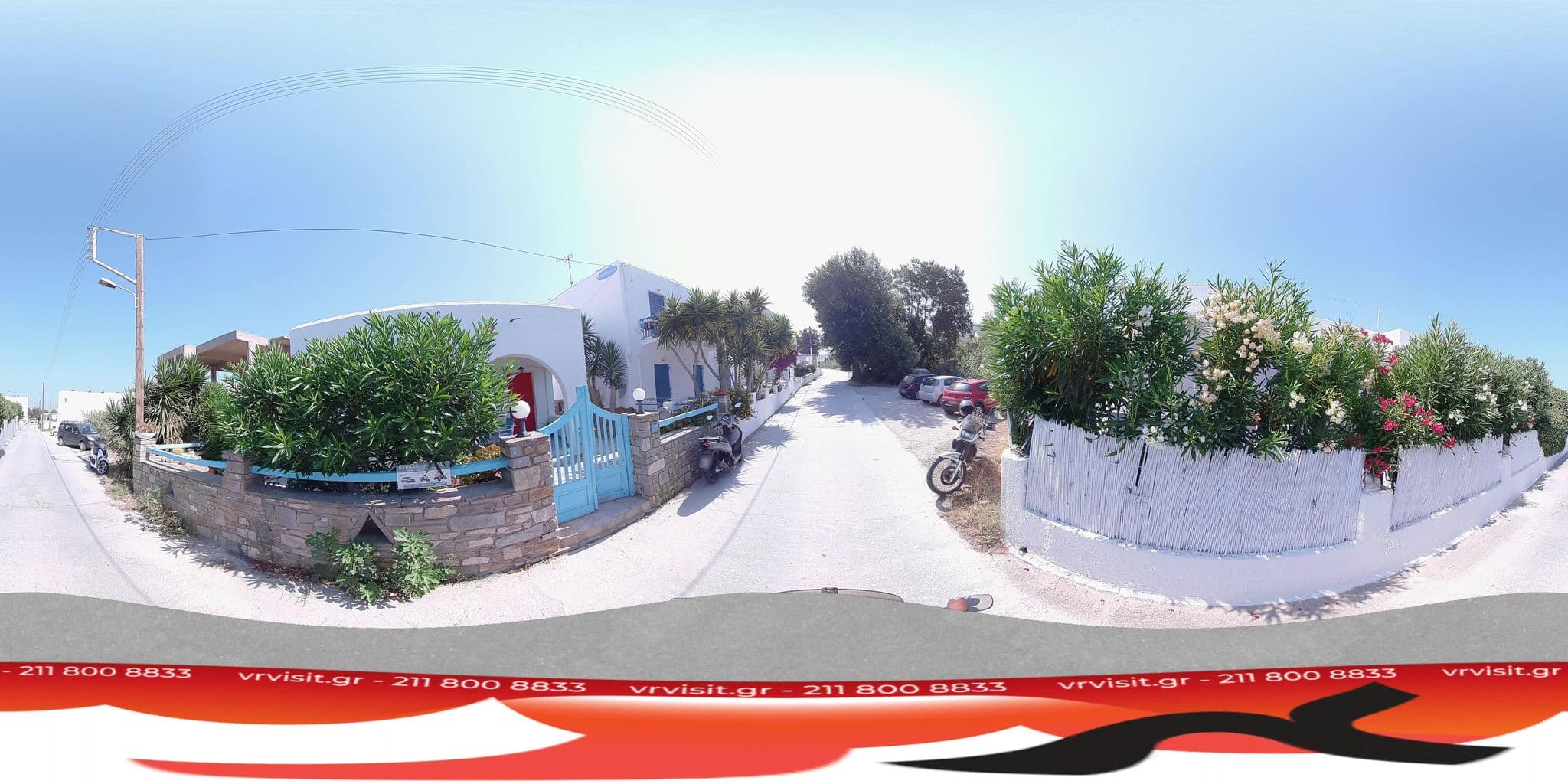 Street view near Joseph appartments and studios, Páros — © VRvisit (CC BY-SA · Mapillary)