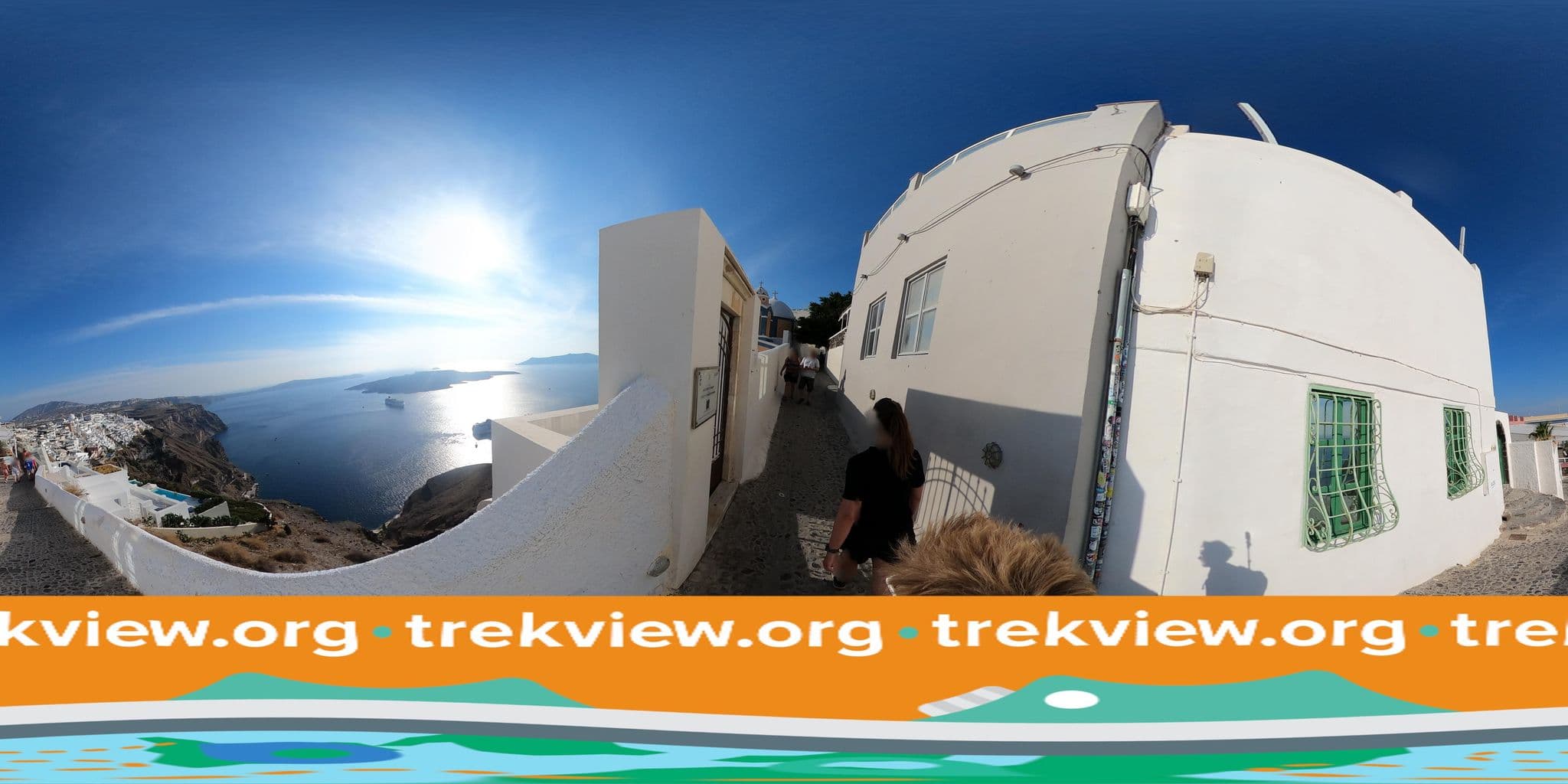 Street view near Lava Suites, Firá — © trekviewed (CC BY-SA · Mapillary)