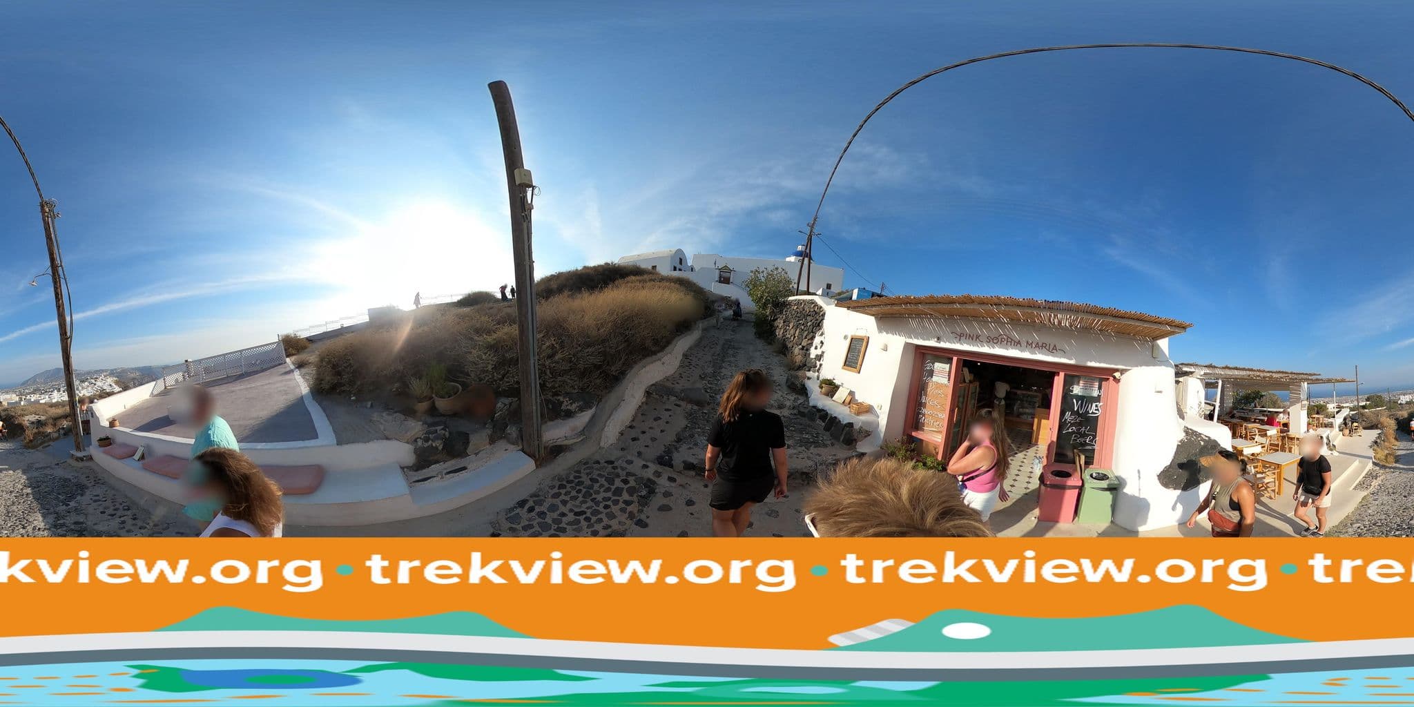 Street view near The Vasilicos - Vasaltis senior pool suite, Firá — © trekviewed (CC BY-SA · Mapillary)