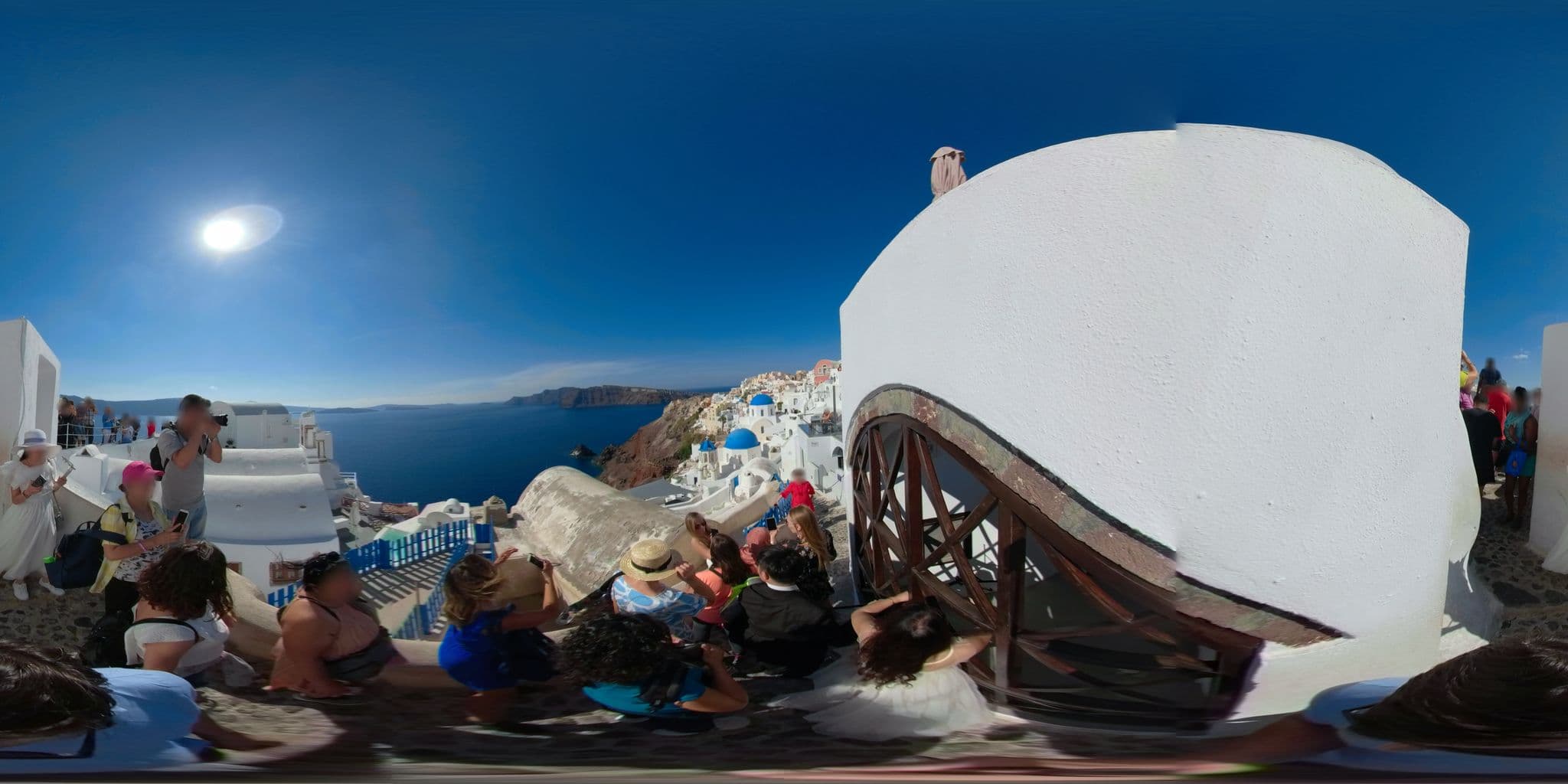 Street view near Oia Spirit Boutique Hotel, Oía — © cookry (CC BY-SA · Mapillary)