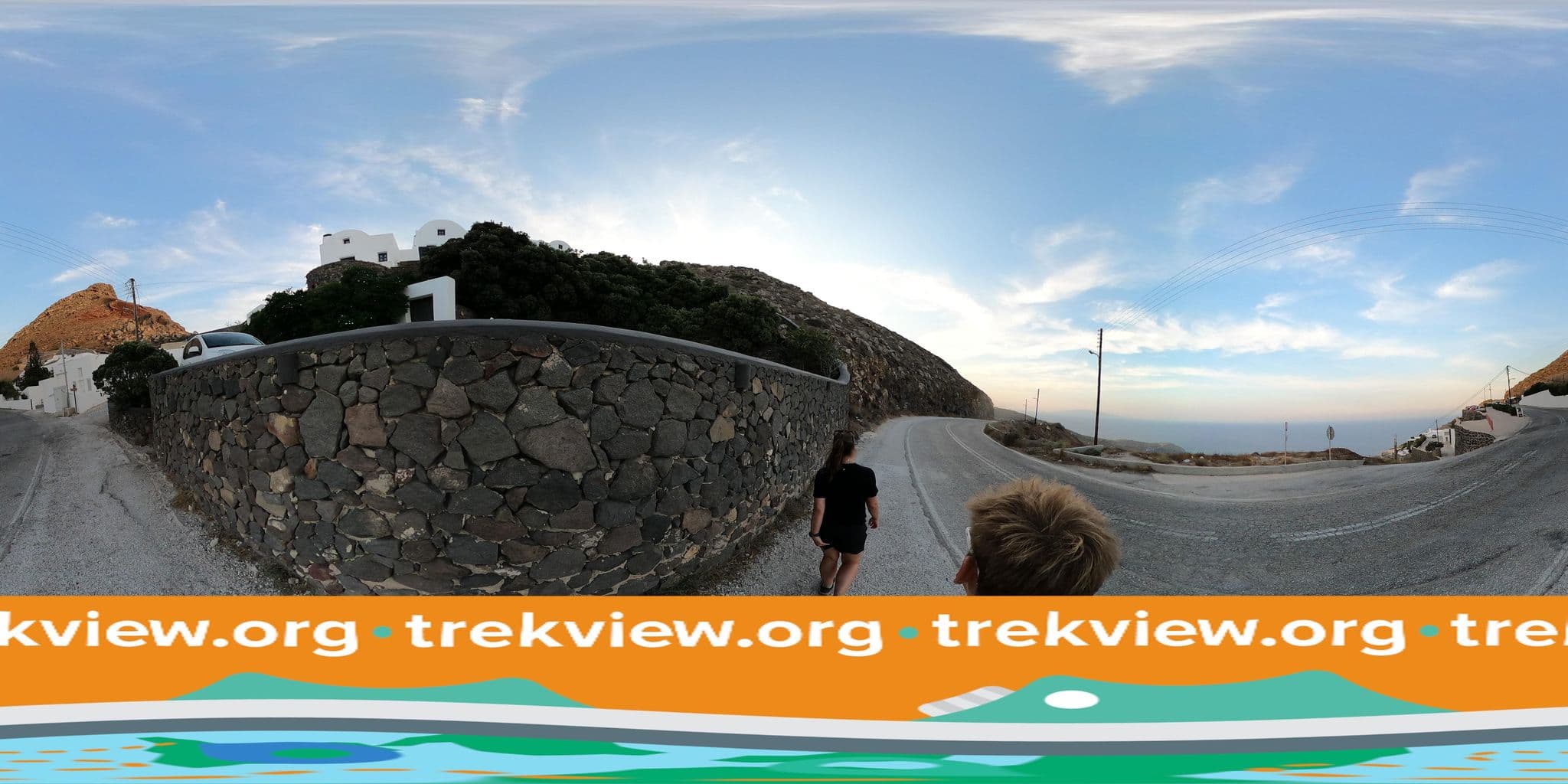 Street view near Infinity Pool at Aenaon Villas, Oía — © trekviewed (CC BY-SA · Mapillary)