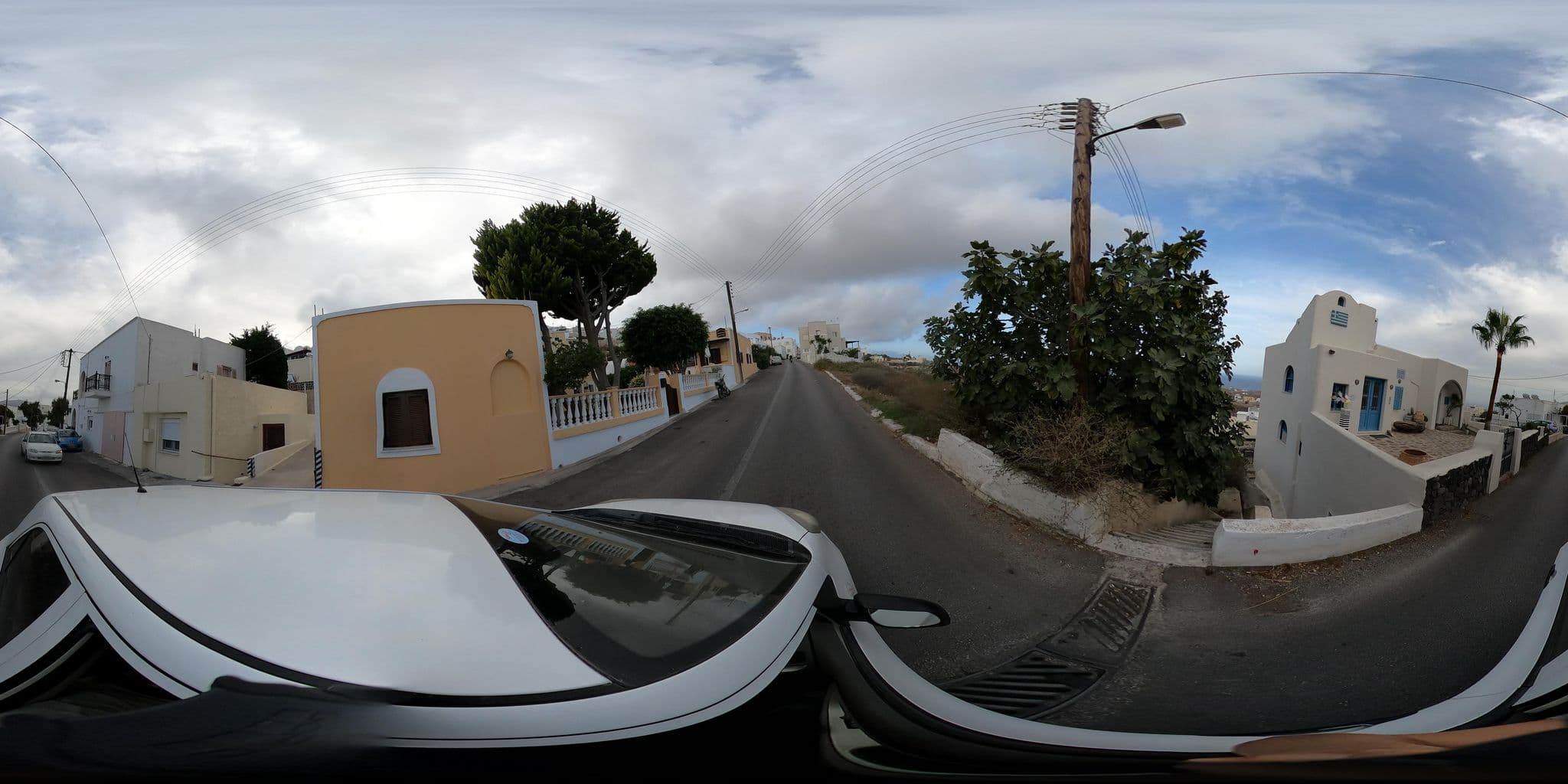 Street view near Elkaza Villas, Firá — © efikour (CC BY-SA · Mapillary)