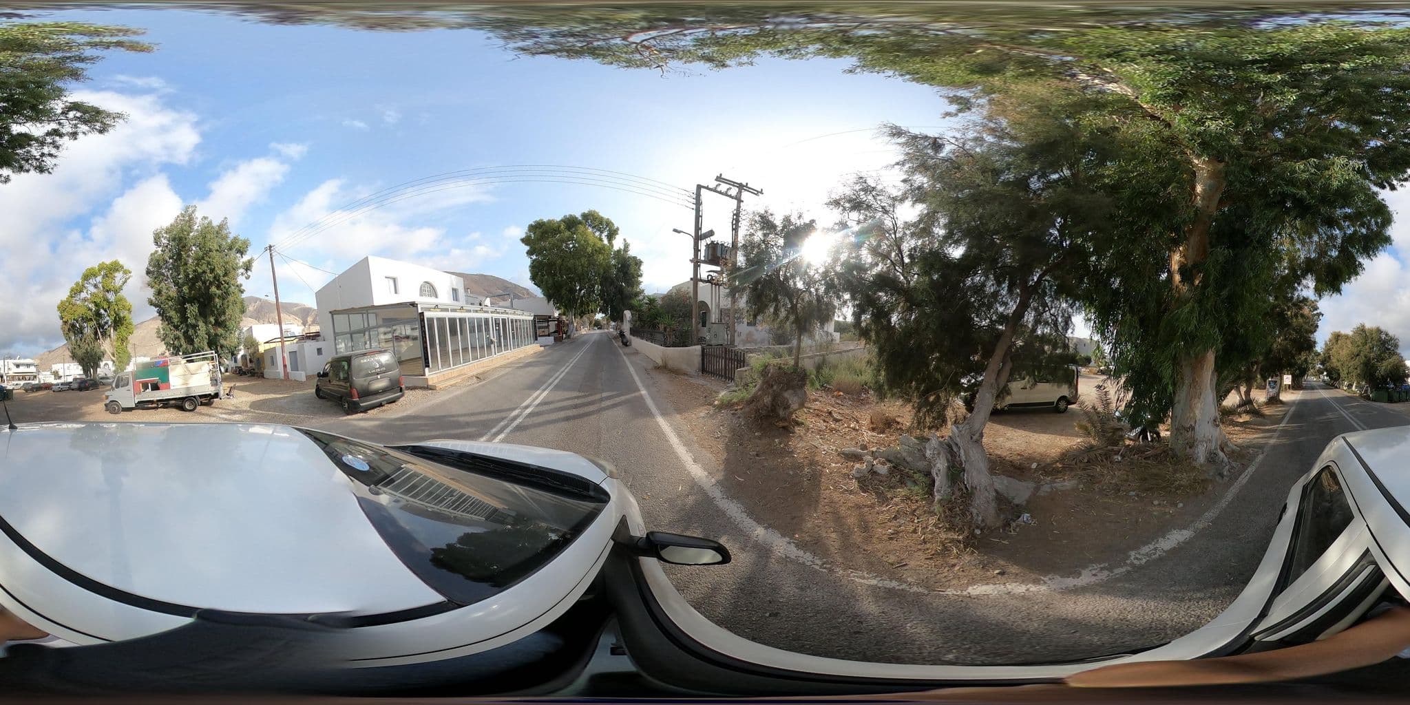 Street view near Kasteli Luxury Rooms, Emporeío — © efikour (CC BY-SA · Mapillary)