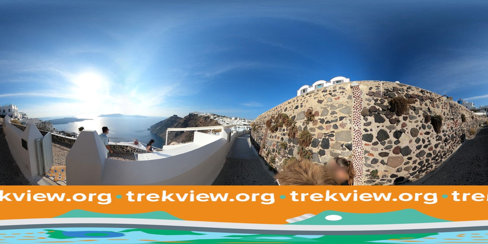 Street view near Ελλήνων Θέα (Ellinon Thea), Firá — © trekviewed (CC BY-SA · Mapillary)