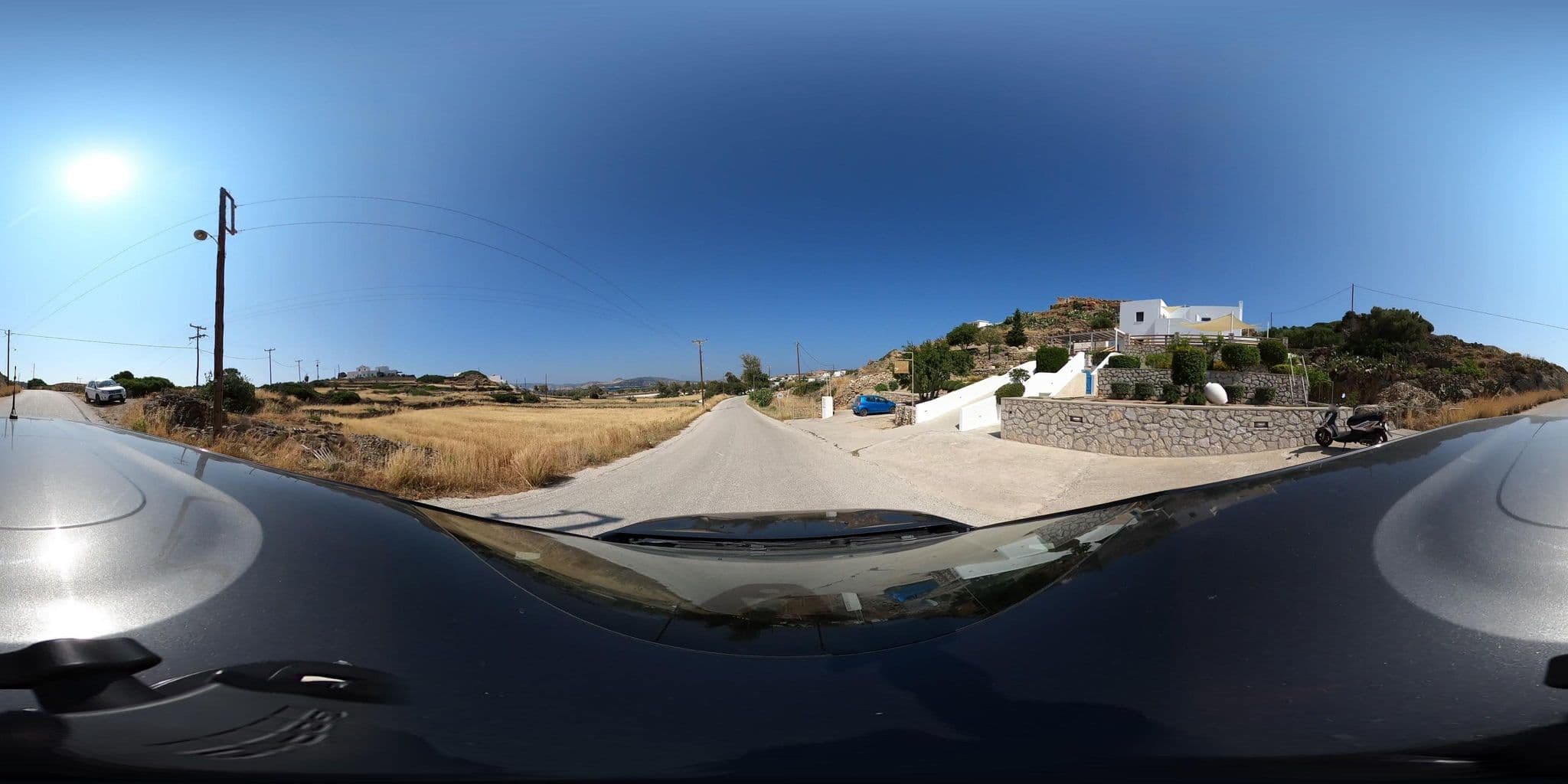 Street view near Το Ραντεβού Της Αλυκής, Adámas — © katagrafes (CC BY-SA · Mapillary)