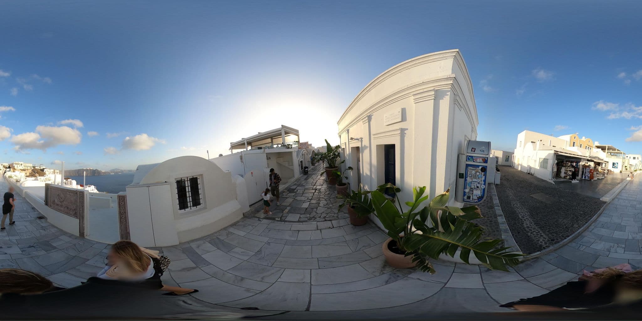 Street view near Lauda Hotel, Oía — © efikour (CC BY-SA · Mapillary)