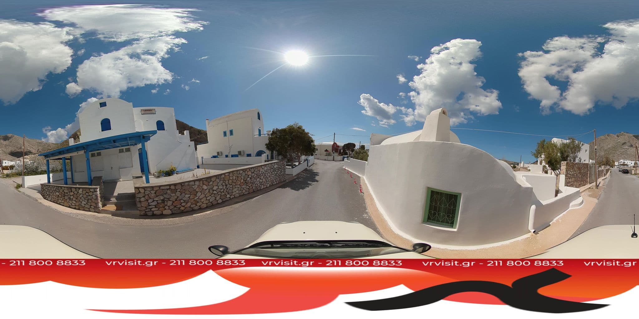 Street view near Flora Studio, Emporeío — © VRvisit (CC BY-SA · Mapillary)