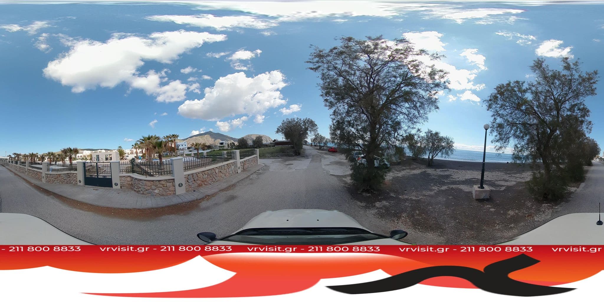 Street view near Pool Bar at Santo Miramare Hotel, Emporeío — © VRvisit (CC BY-SA · Mapillary)