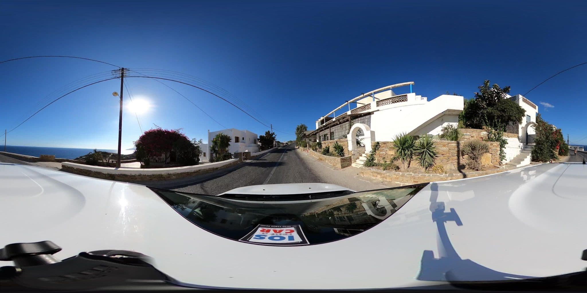 Street view near Blue Sky Rooms, Íos — © Triantafyllos_F20 (CC BY-SA · Mapillary)
