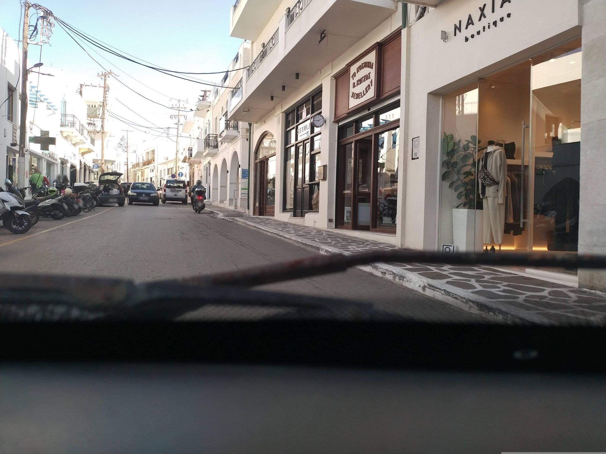Street view near Naxos Holidays Hotel, Náxos — © Bordkatze (CC BY-SA · Mapillary)