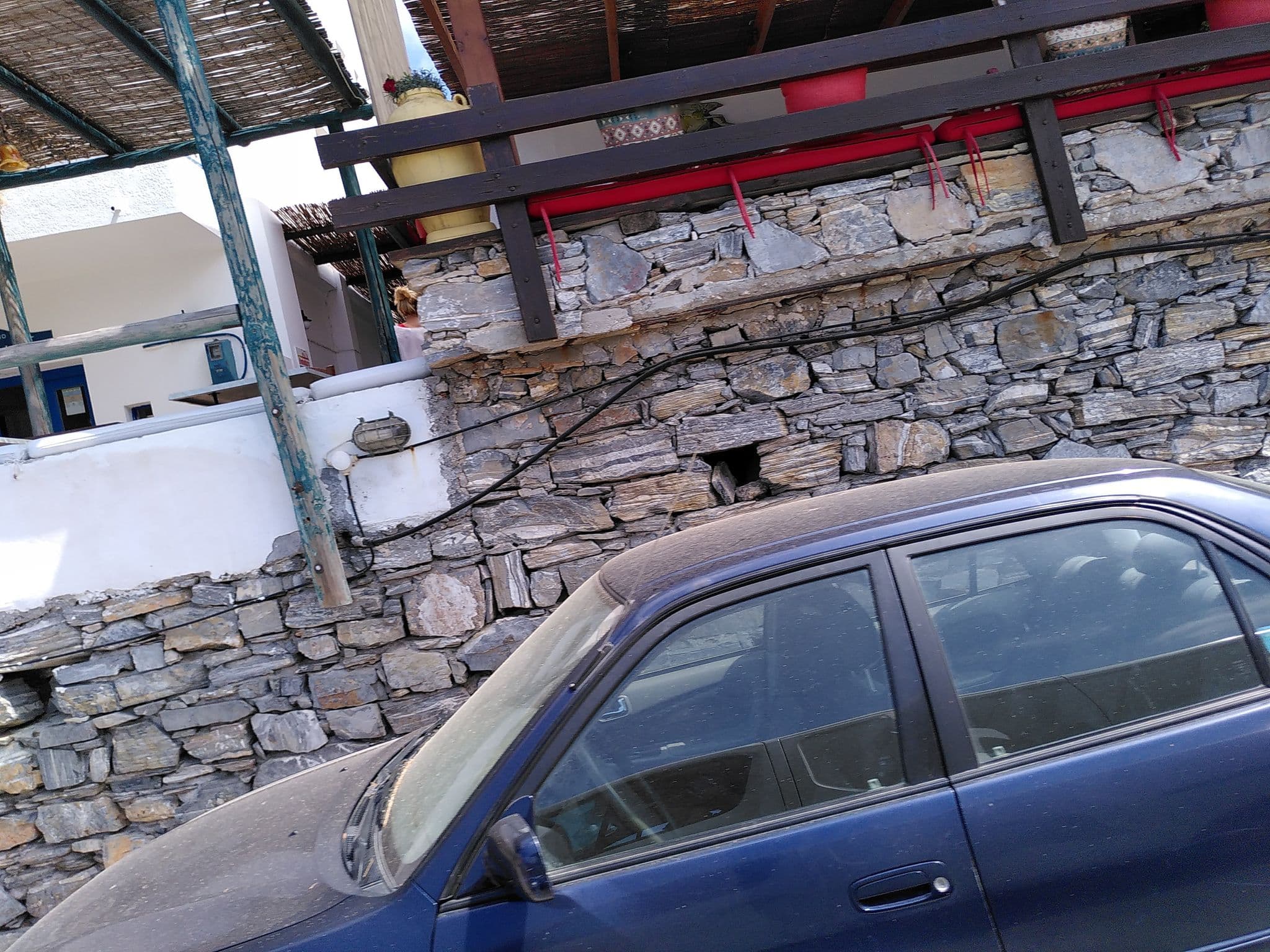 Street view near Hotel Karkisia, Filótion — © kibour (CC BY-SA · Mapillary)