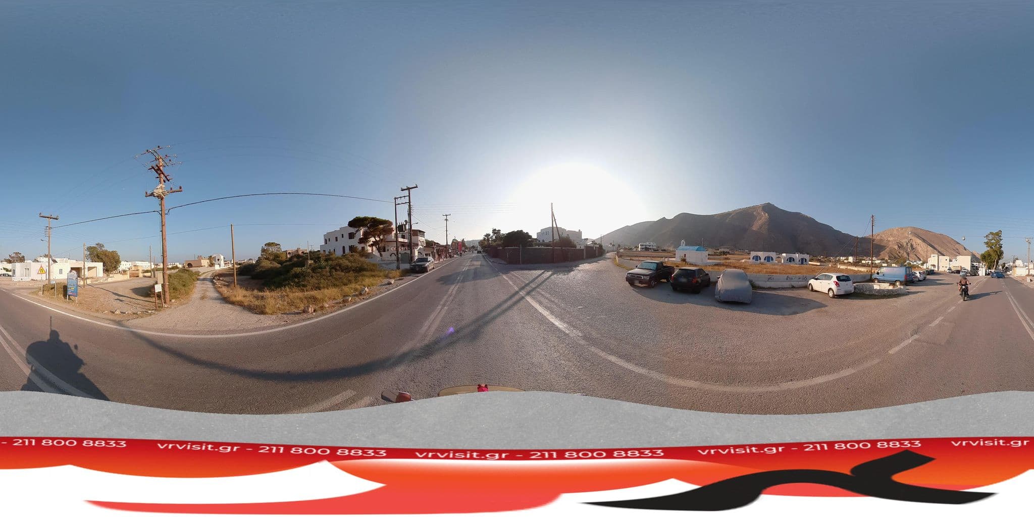 Street view near Pool Bar at Hotel Santa Irini, Emporeío — © VRvisit (CC BY-SA · Mapillary)