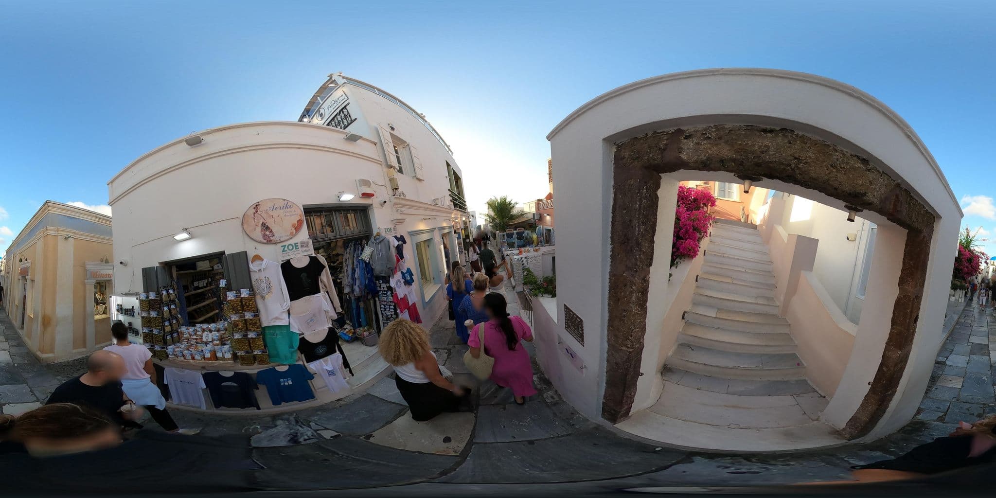 Street view near Sun Anemos Resort, Oía — © efikour (CC BY-SA · Mapillary)