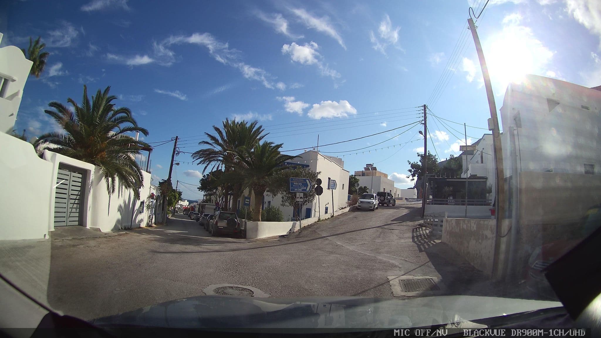 Street view near Hotel Matina*** Kamari, Santorini, Emporeío — © jthnz (CC BY-SA · Mapillary)