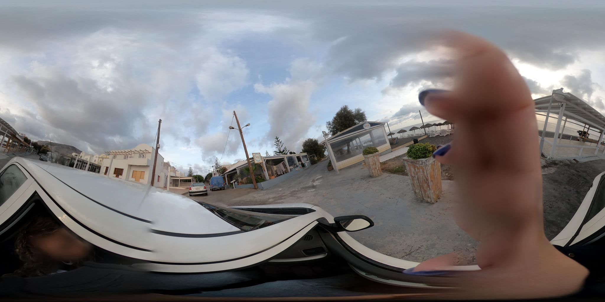 Street view near Oceanis Bay, Mesariá — © efikour (CC BY-SA · Mapillary)