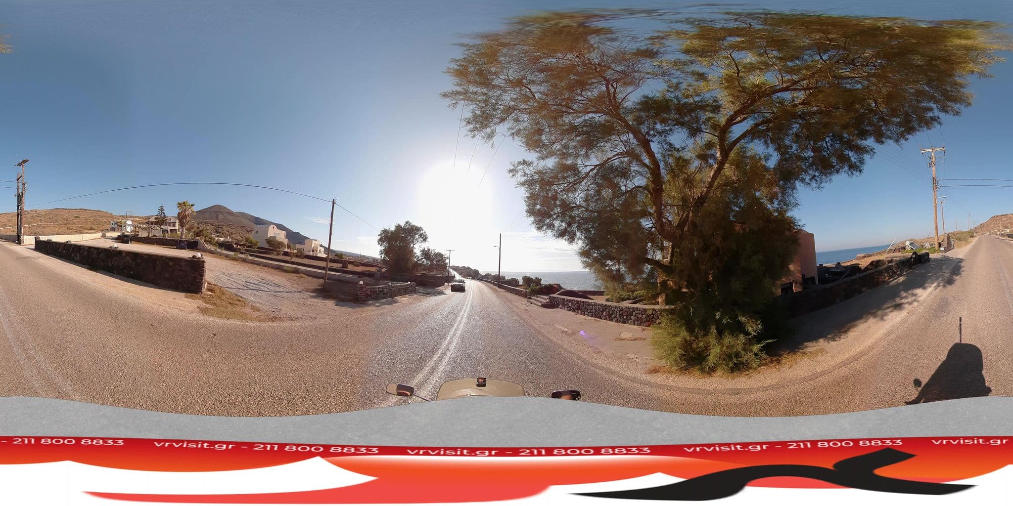 Street view near Ramni House Beach Studios, Oía — © VRvisit (CC BY-SA · Mapillary)