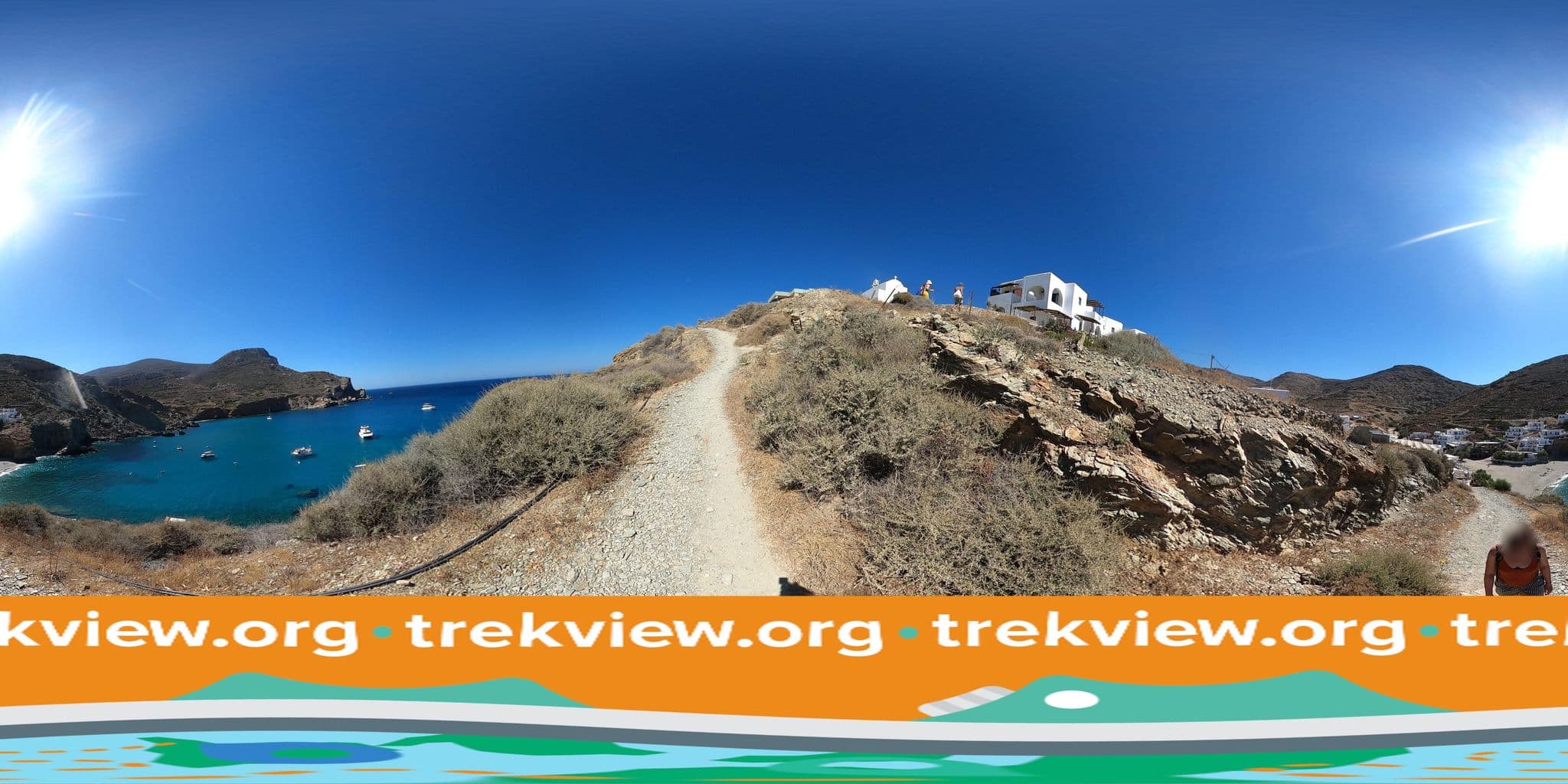 Street view near Αγια Μαρινα Rooms, Íos — © trekviewed (CC BY-SA · Mapillary)