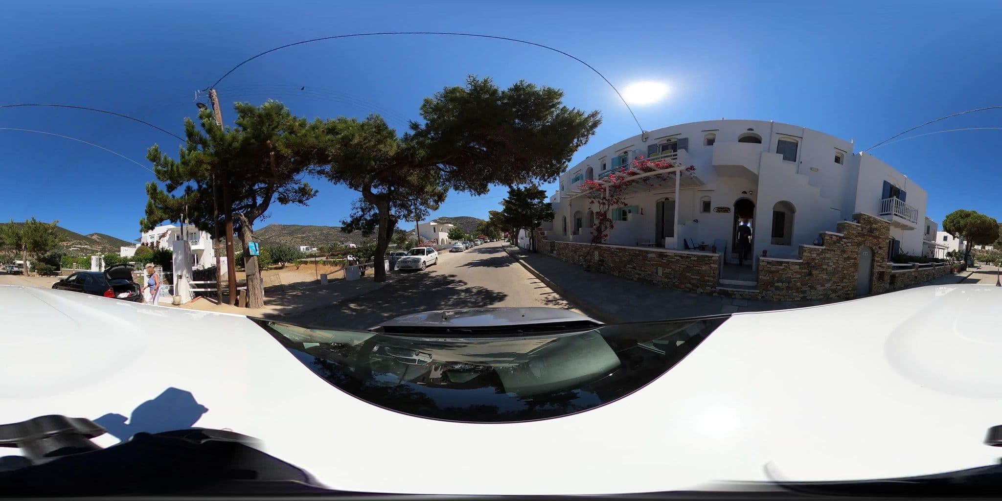 Street view near pension Aggeliki, Adámas — © katagrafes (CC BY-SA · Mapillary)
