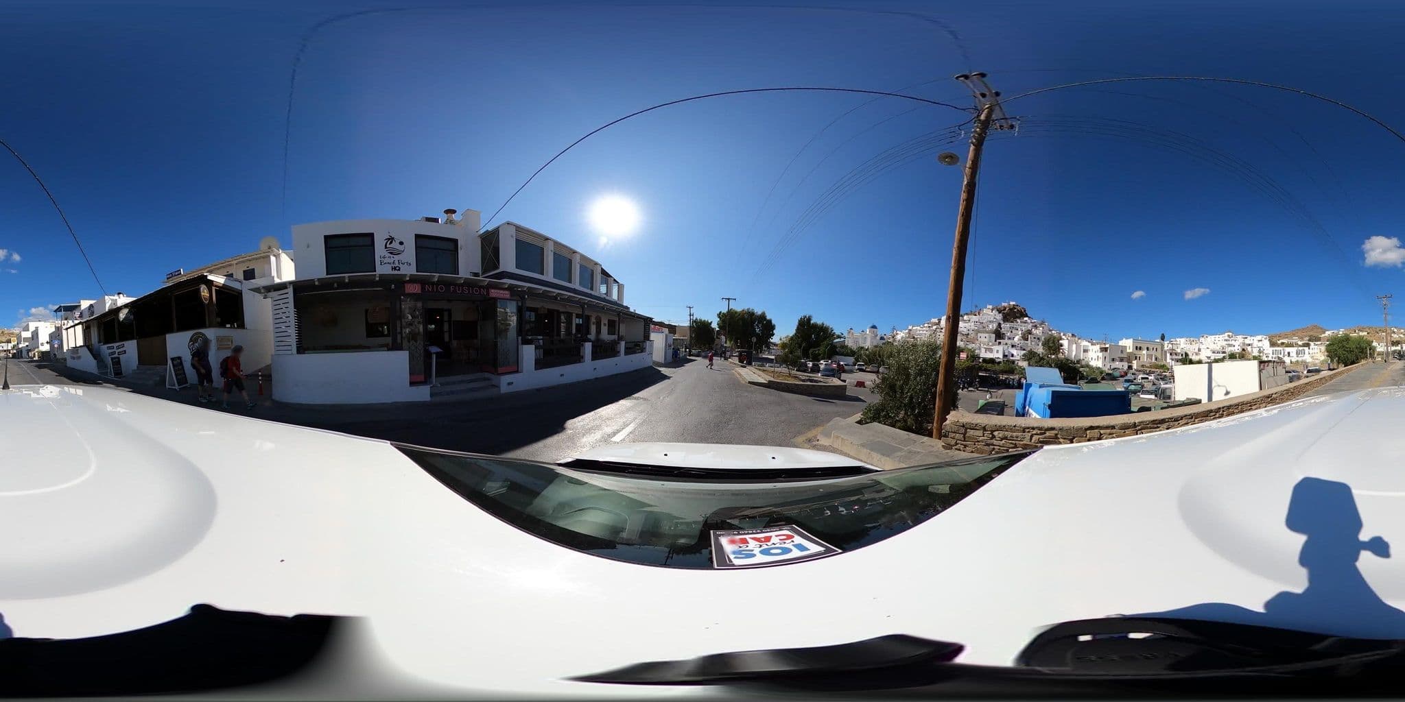 Street view near Aphrodite Hotel, Íos — © supco_survey (CC BY-SA · Mapillary)