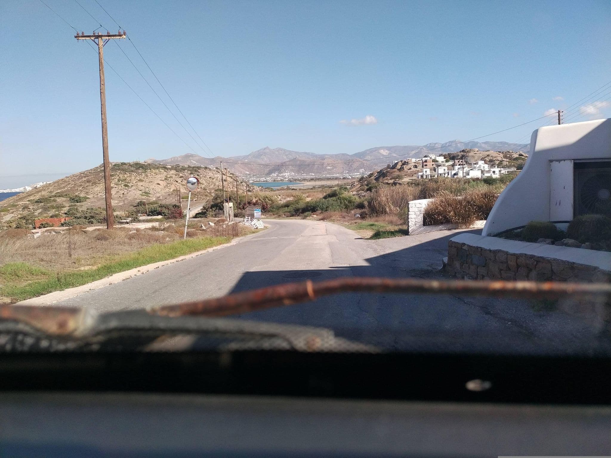 Street view near Golden Sun Hotel, Náxos — © Bordkatze (CC BY-SA · Mapillary)