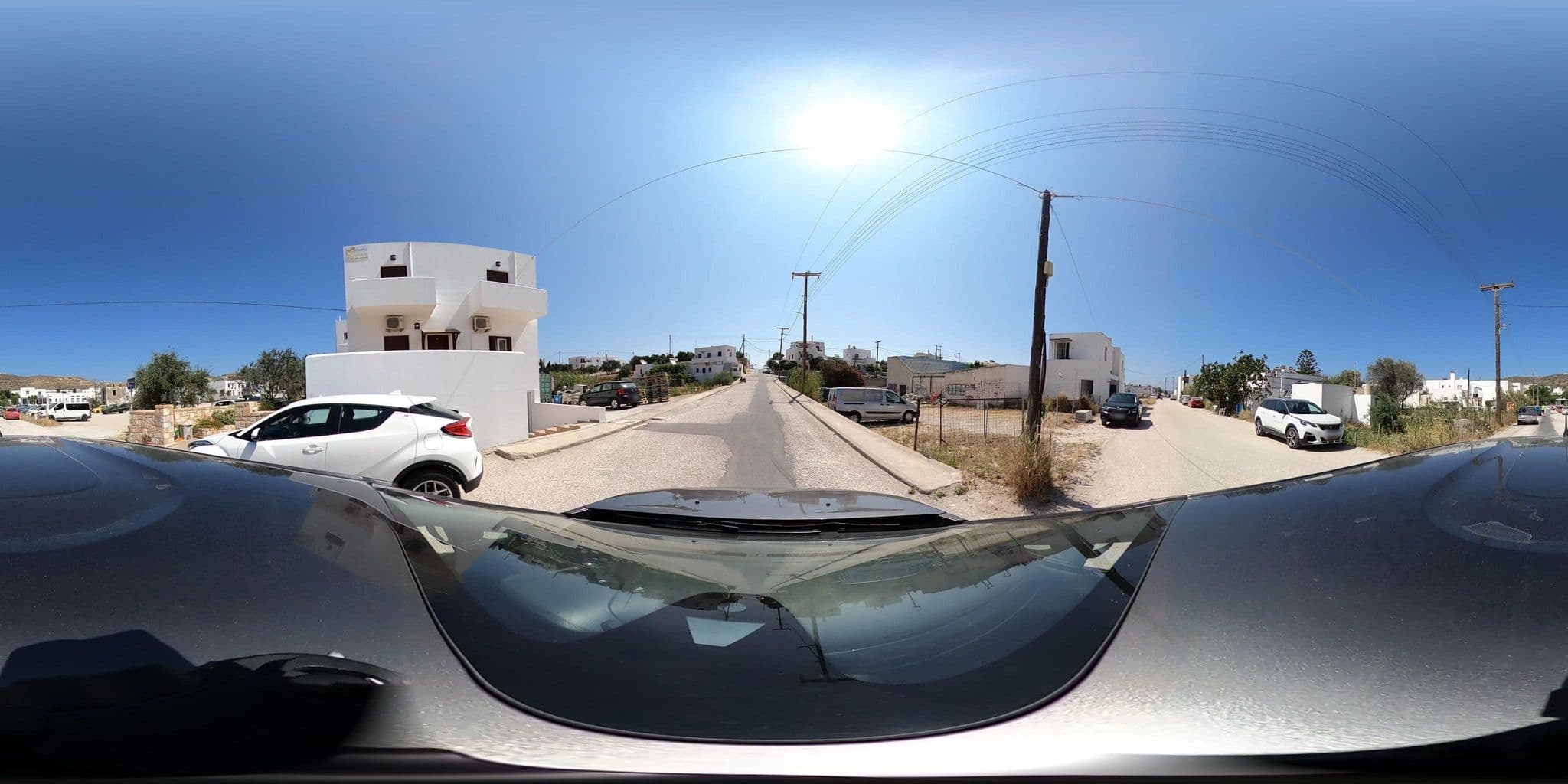 Street view near Vythos apart, Milos, Adámas — © katagrafes (CC BY-SA · Mapillary)