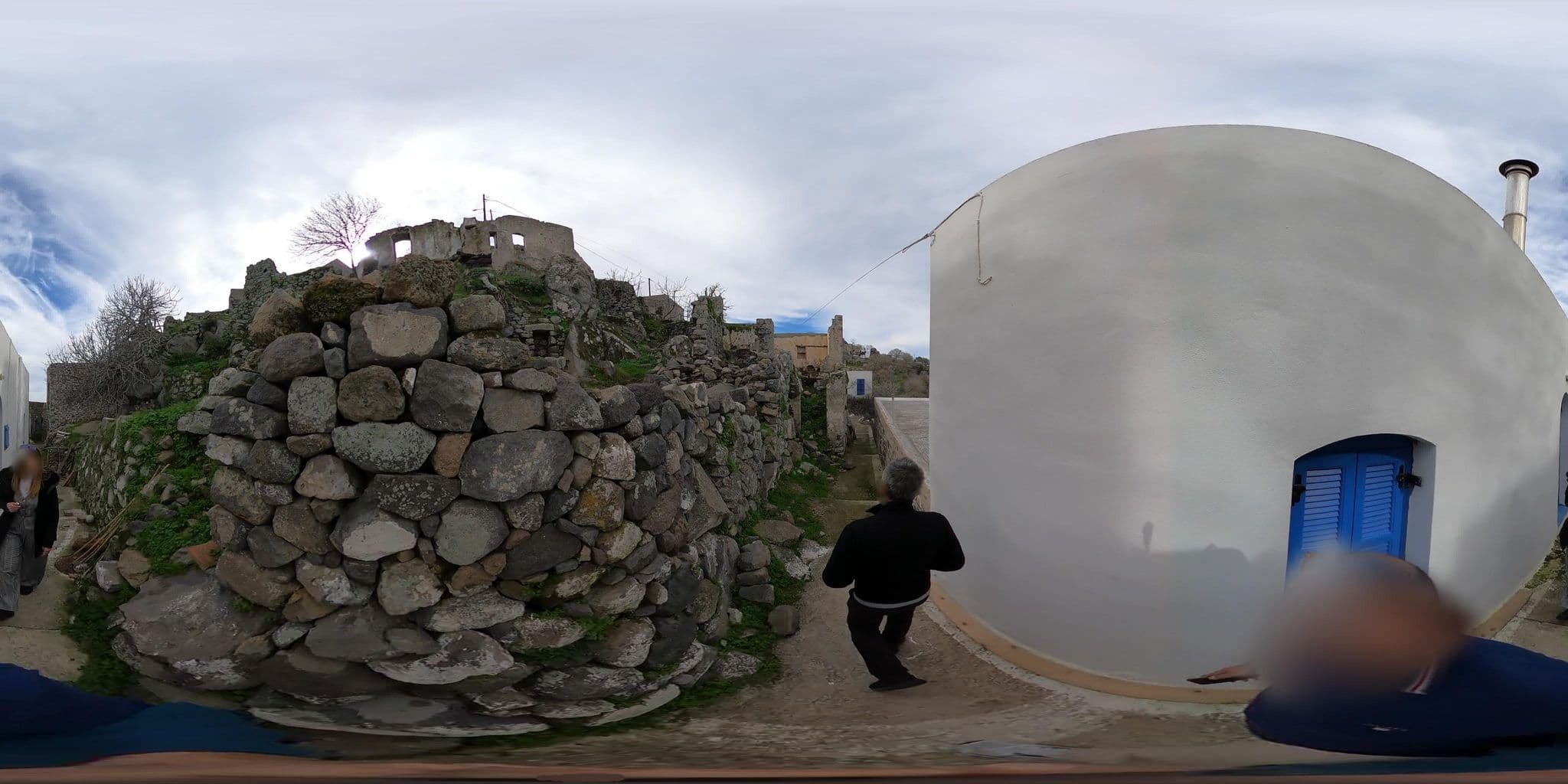Street view near Melanopetra Boutique Hotel - Αποστολου Αννα, Kardámaina — © RoikosSA (CC BY-SA · Mapillary)