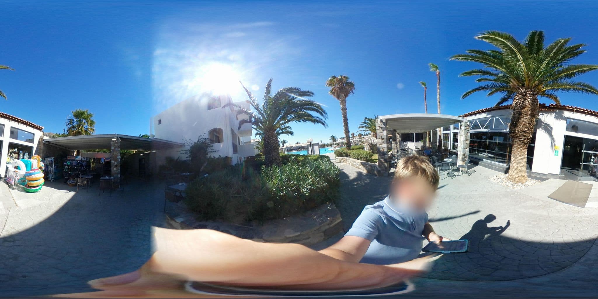 Street view near Akti Beach Club, Kardámaina — © Lapscle (CC BY-SA · Mapillary)