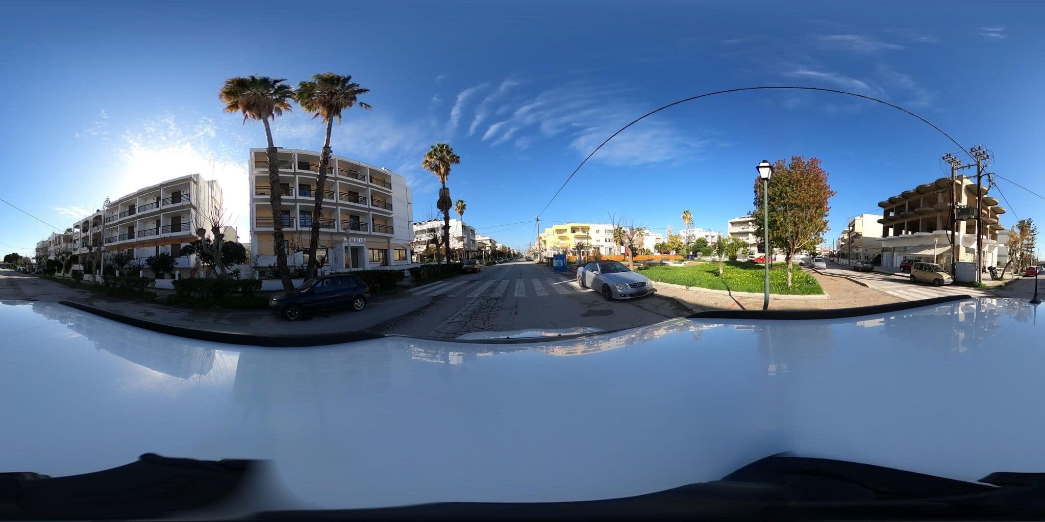 Street view near Sun Rise Hotel Apartments, Kos — © RoikosSA (CC BY-SA · Mapillary)
