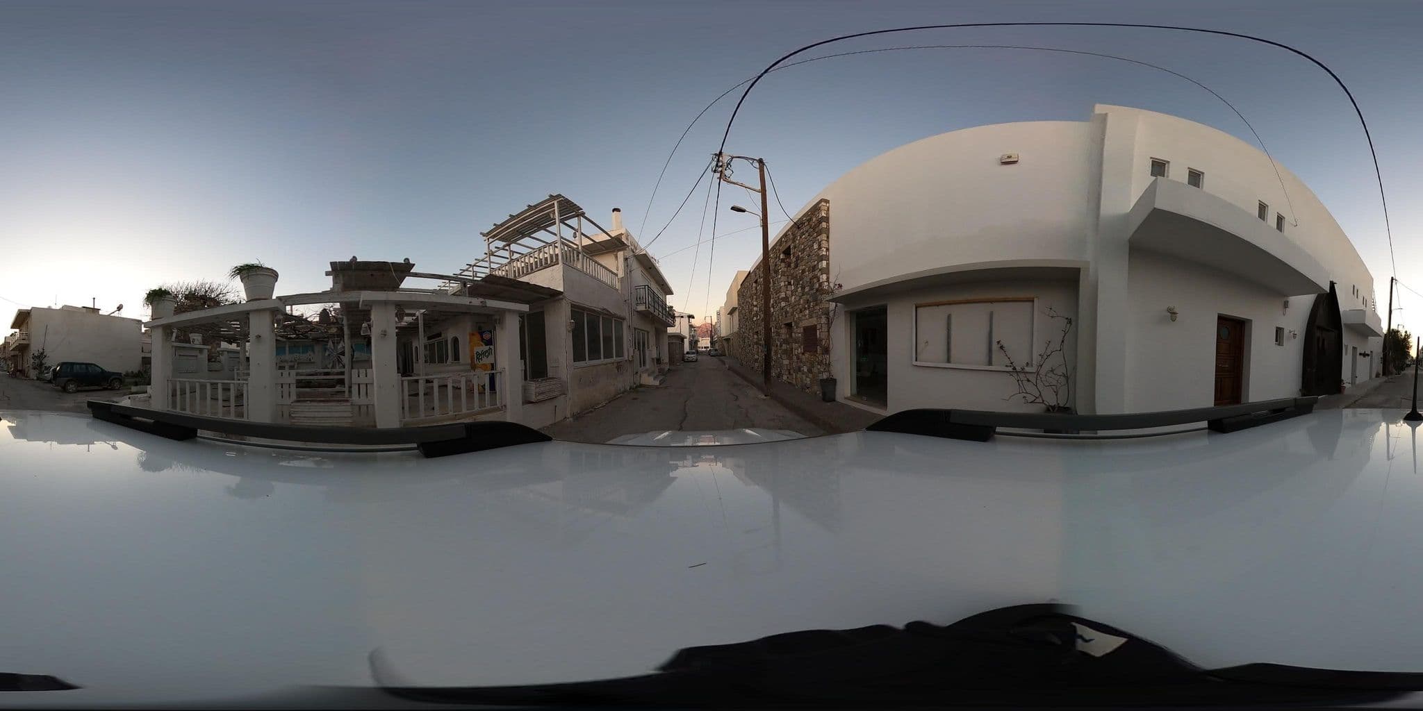 Street view near Pension Milos apartments., Kardámaina — © RoikosSA (CC BY-SA · Mapillary)