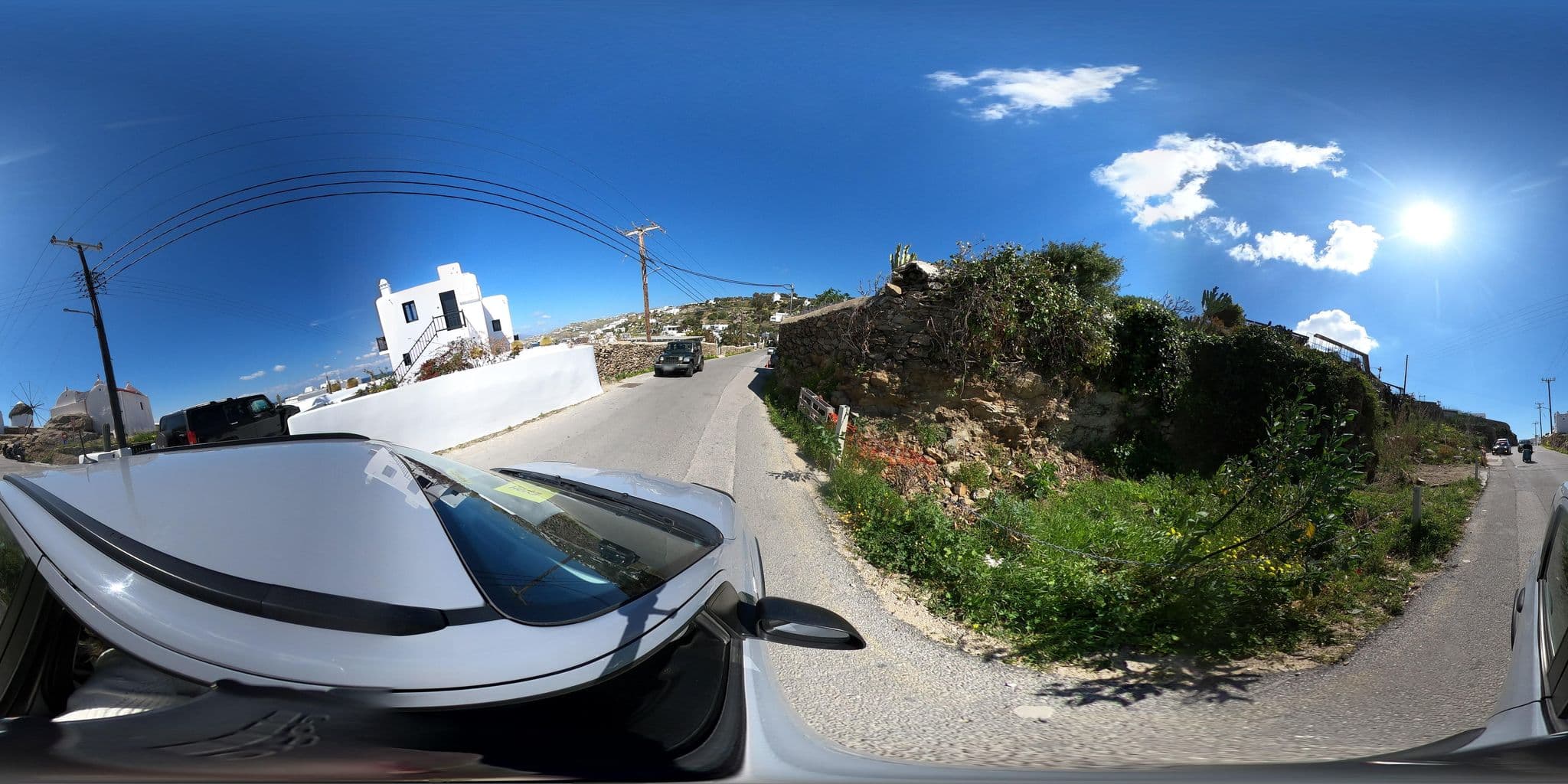 Street view near She Mykonos Hotel, Mykonos — © efikour (CC BY-SA · Mapillary)