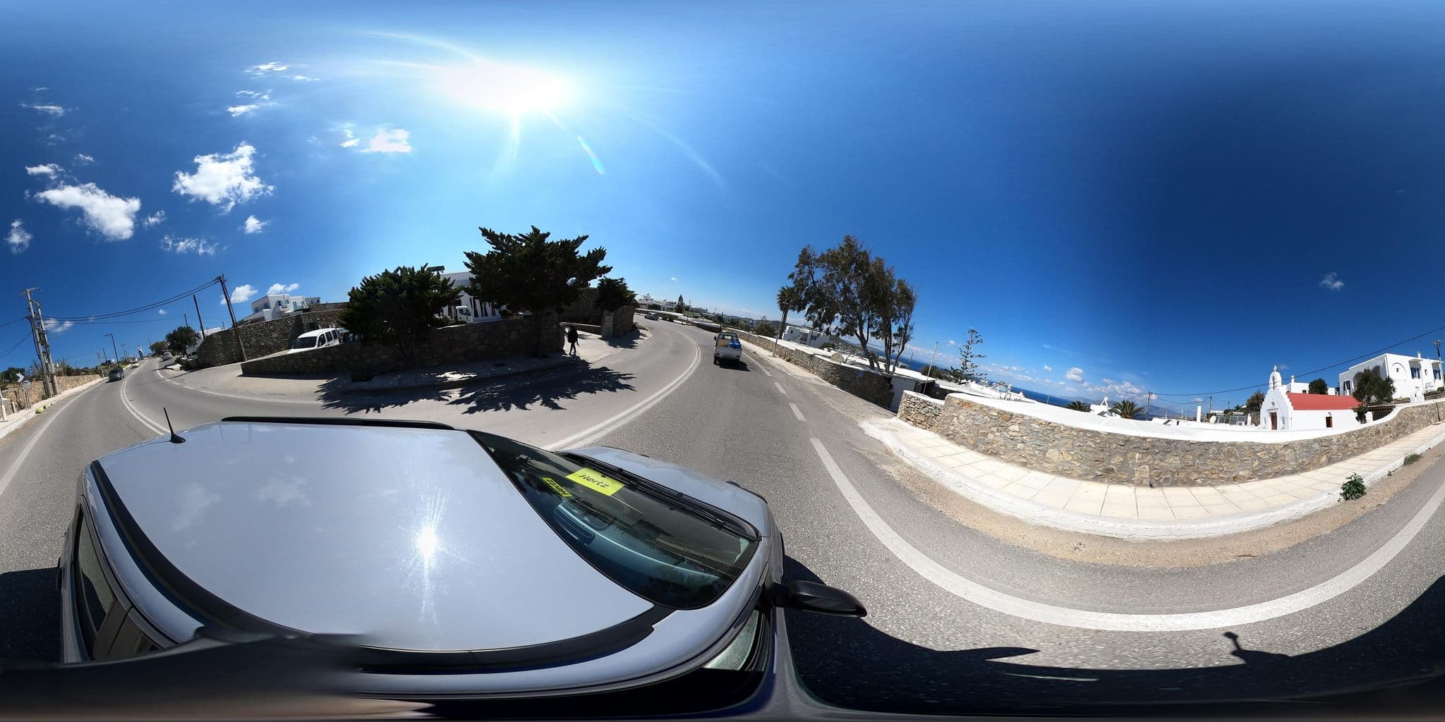 Street view near Sofia Village, Mykonos — © efikour (CC BY-SA · Mapillary)