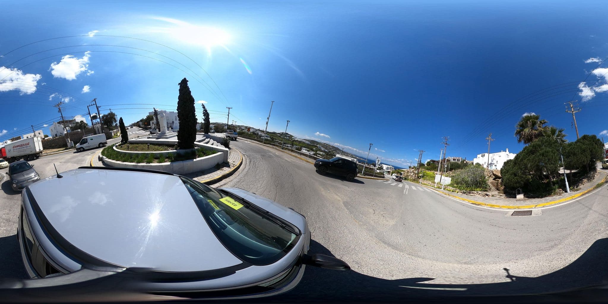 Street view near mykonos drafaki hotel, Mykonos — © efikour (CC BY-SA · Mapillary)