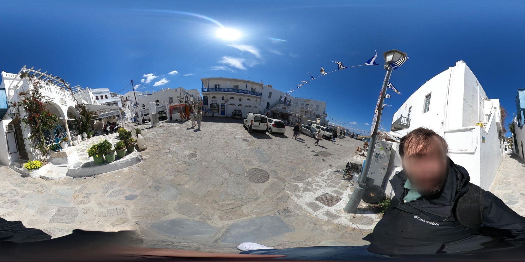 Street view near The TownHouse Mykonos, Mykonos — © efikour (CC BY-SA · Mapillary)