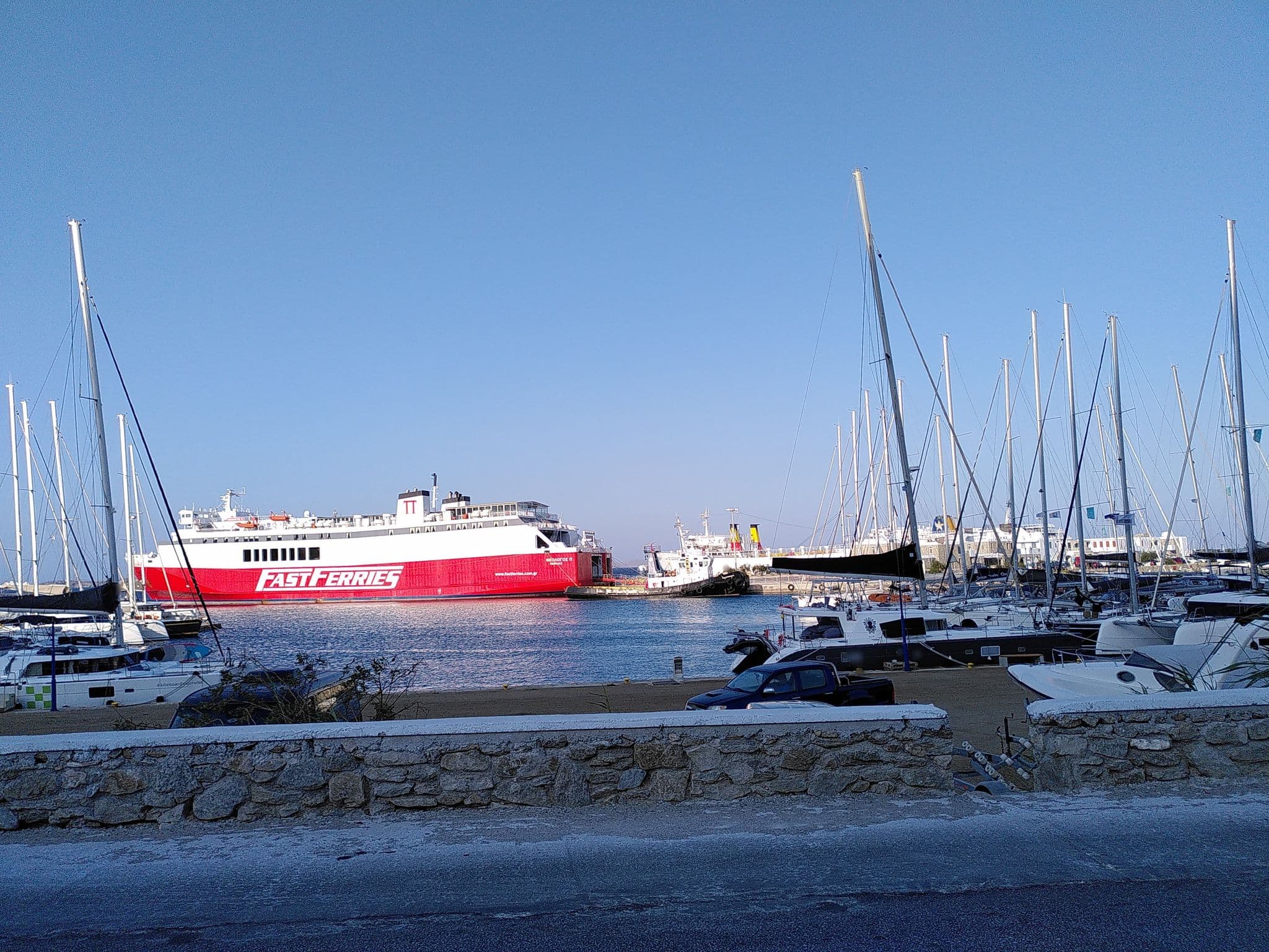 Street view near Sunset Hotel, Mykonos — © kibour (CC BY-SA · Mapillary)