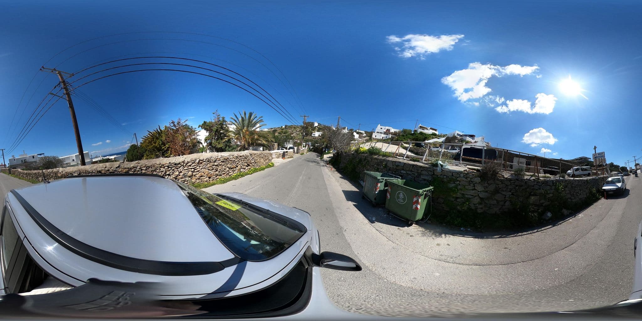 Street view near Rania Apartments, Mykonos — © efikour (CC BY-SA · Mapillary)