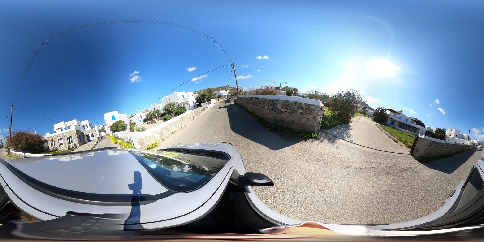 Street view near Cyclades Studios, Ornós — © efikour (CC BY-SA · Mapillary)