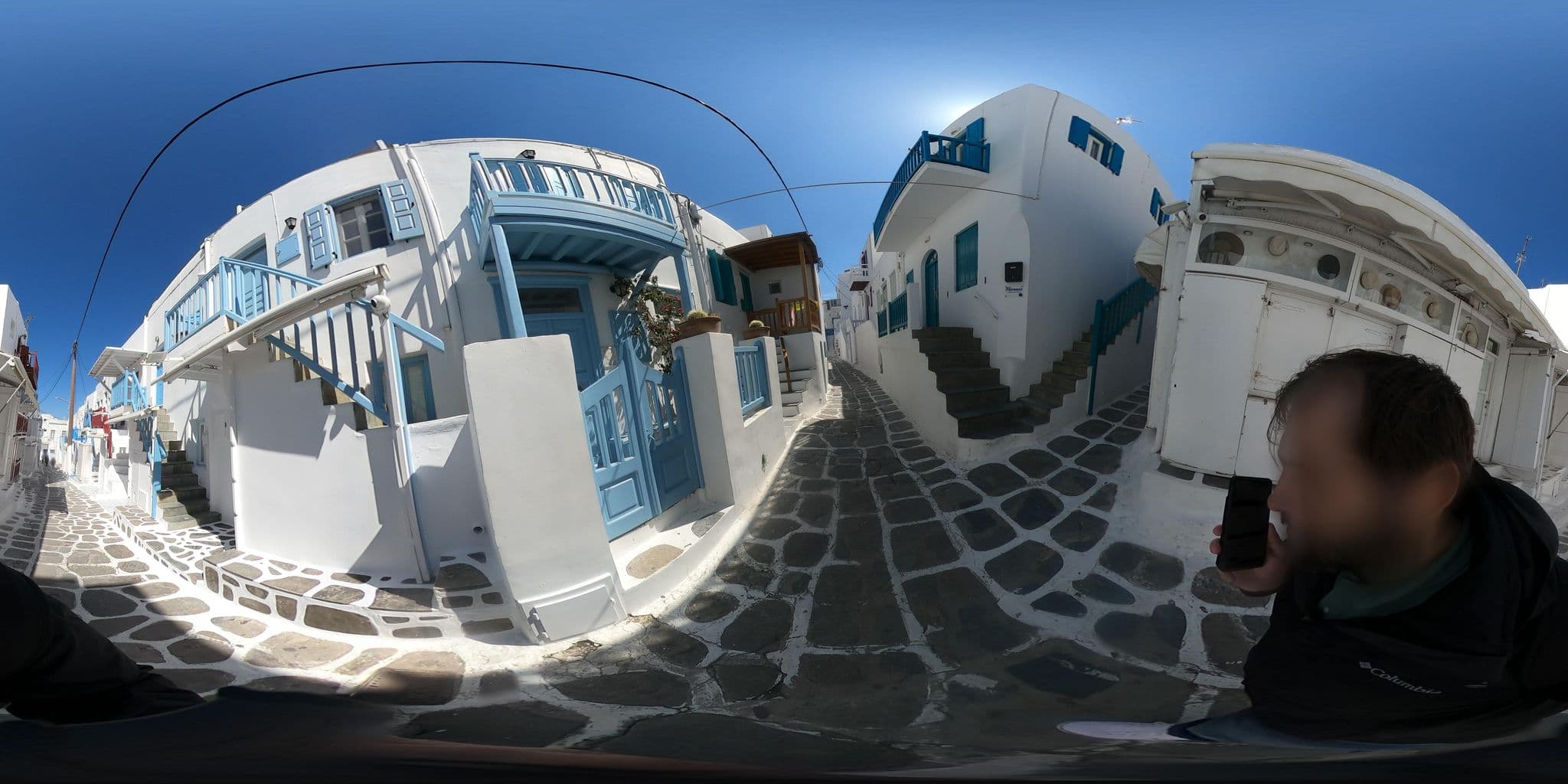 Street view near Studio Eleni, Mykonos — © efikour (CC BY-SA · Mapillary)