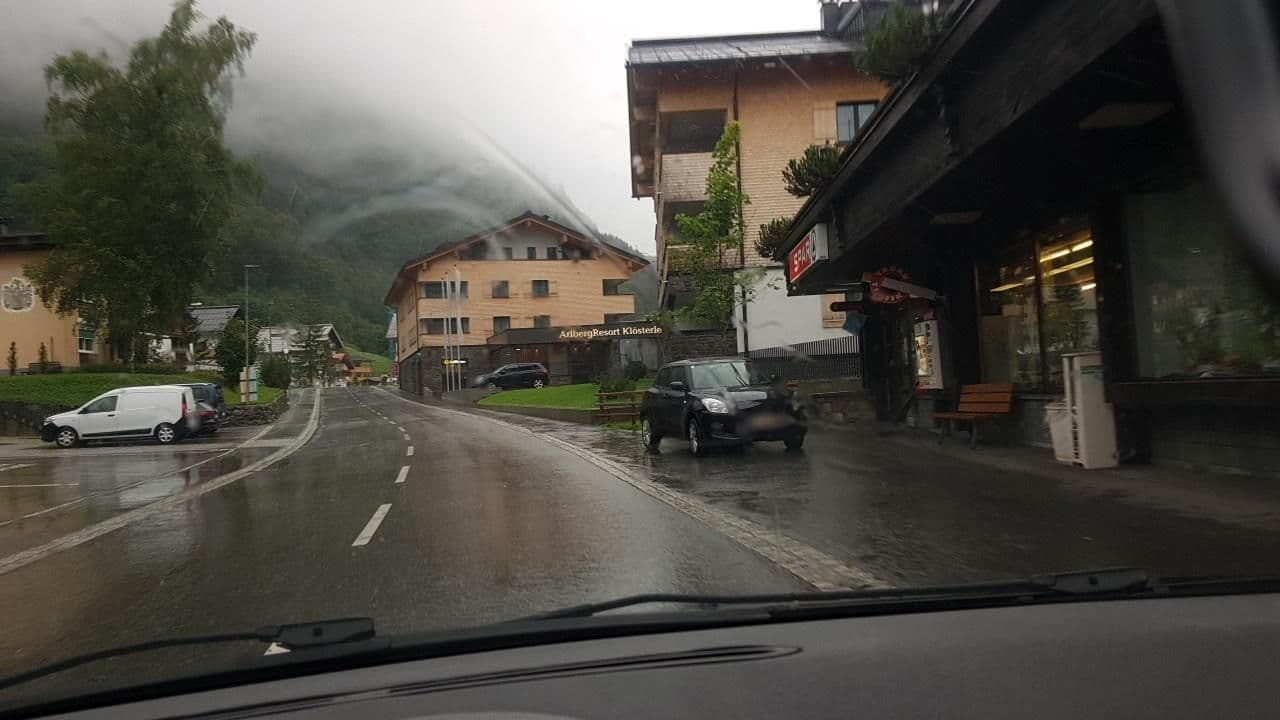 Street view near Haus Albona, Lech