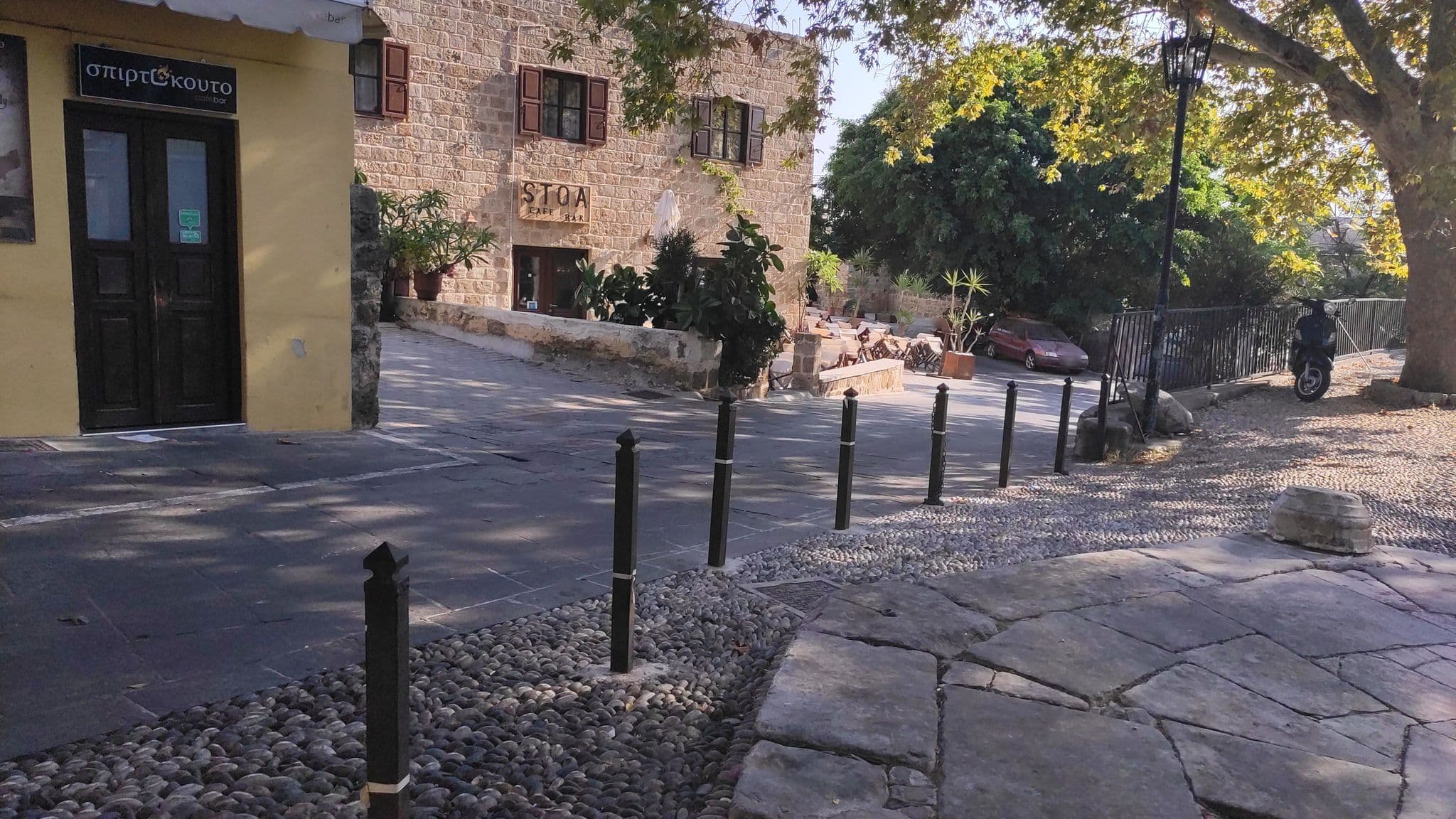Street view near Utopia Luxury Suites, Ródos — © osm1012 (CC BY-SA · Mapillary)