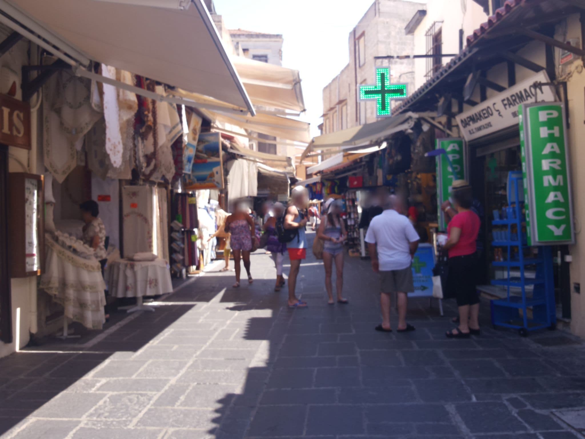 Street view near Camelot Hotel - Μαχαιρακη Ι Αικατερινη, Ródos — © hakan (CC BY-SA · Mapillary)