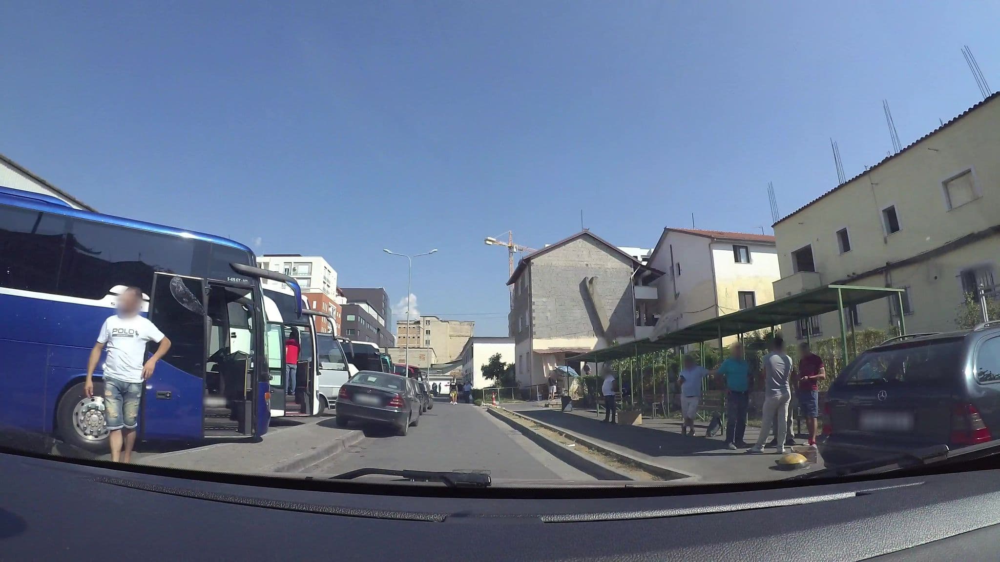 Street view near Residence Inn Hotel, Tirana