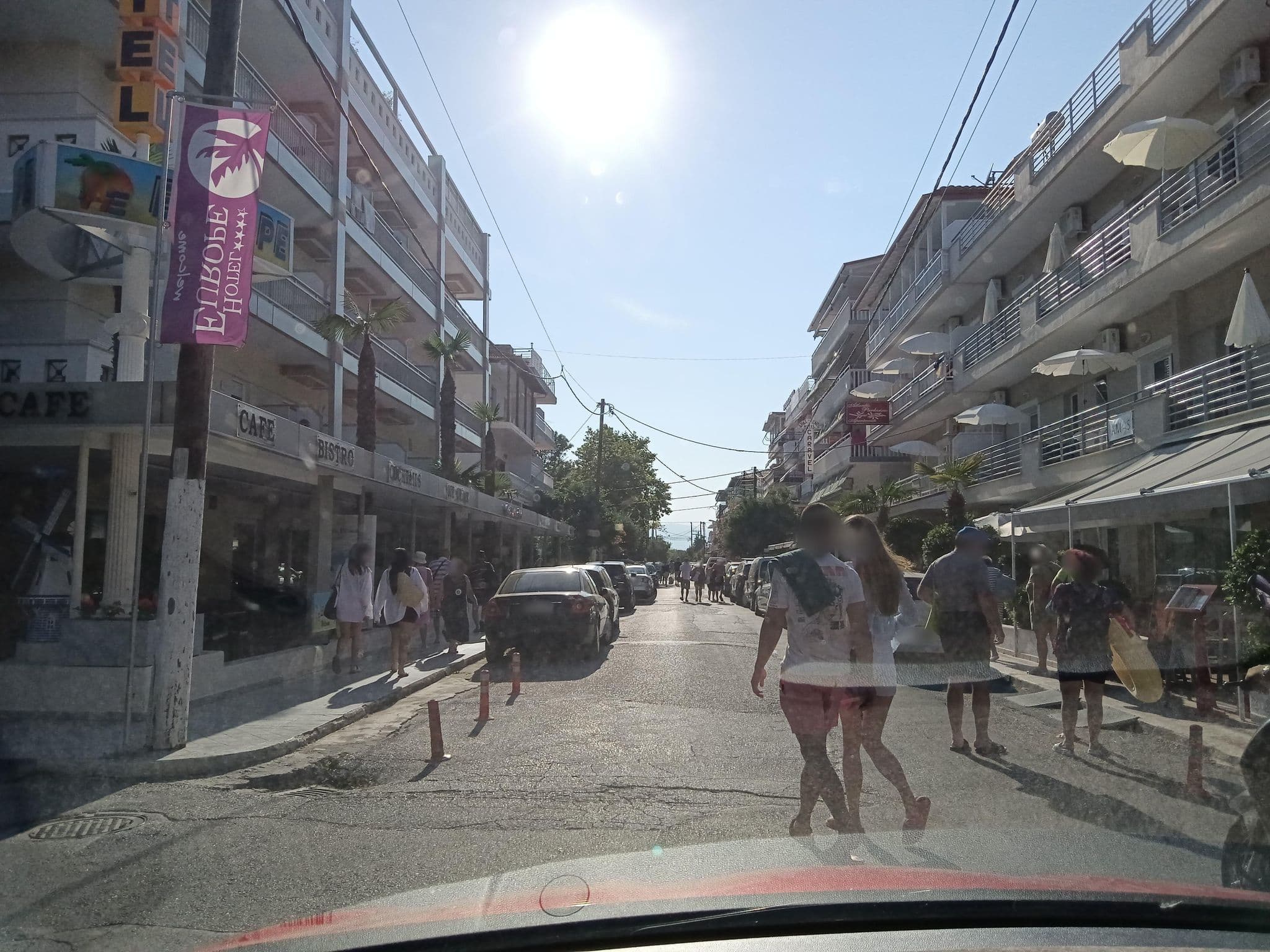 Street view near Fedra Hotel, Perístasi — © nglf (CC BY-SA · Mapillary)