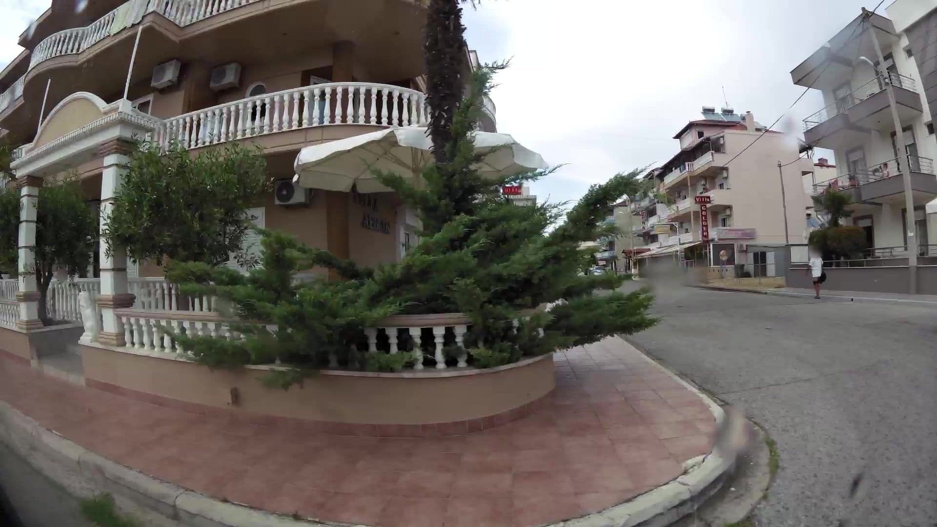 Street view near Hotel Porto Queen, Perístasi — © kaartcam (CC BY-SA · Mapillary)