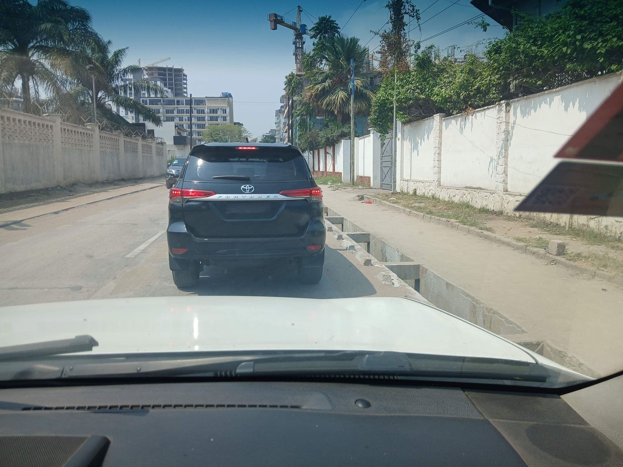 Street view near Residence Afrique du Sud, Kinshasa