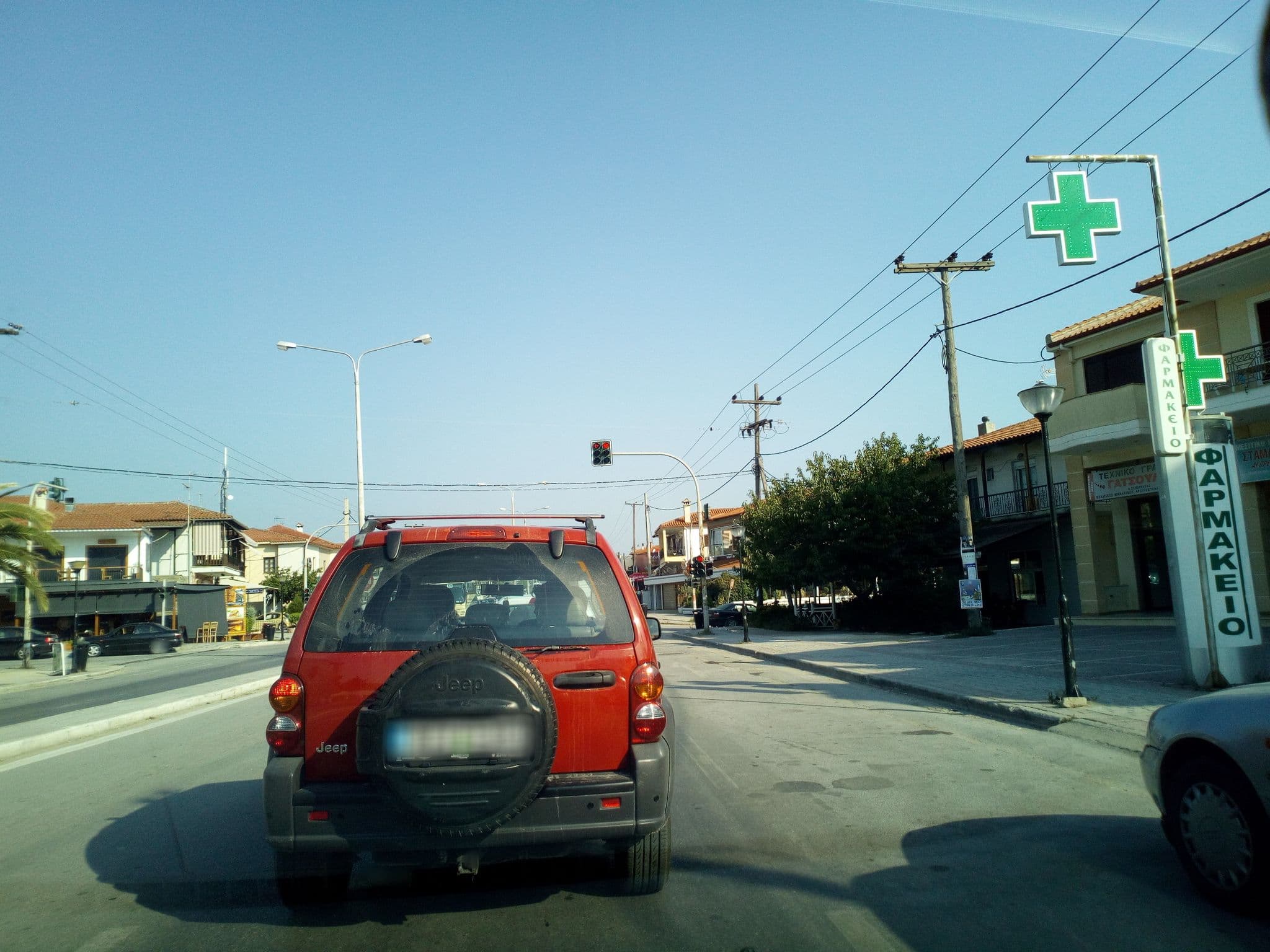 Street view near Oliva suites, Níkiti — © skarmoutsosv (CC BY-SA · Mapillary)