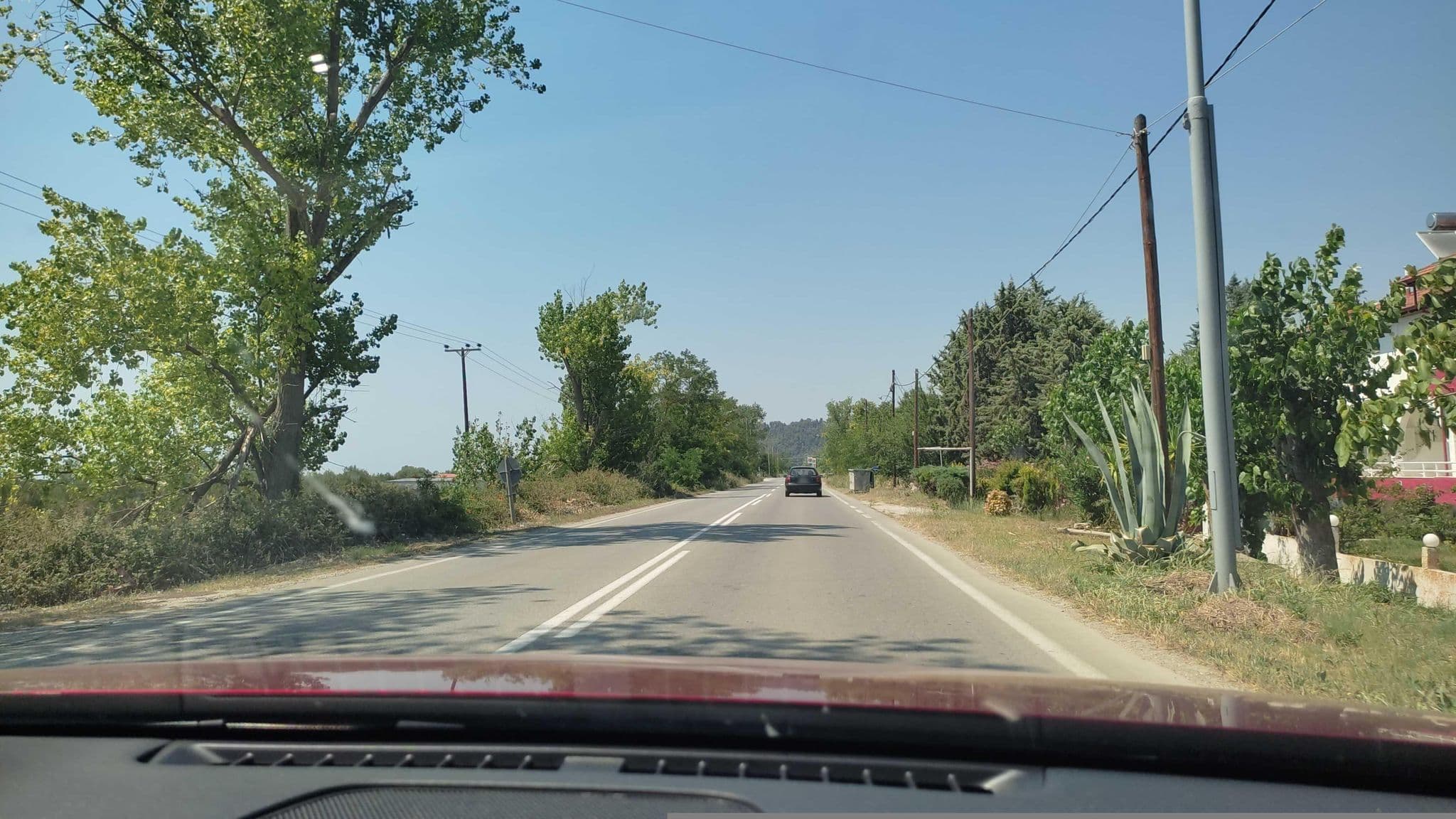 Street view near Xanthos Georgios, Kassándreia — © neau (CC BY-SA · Mapillary)