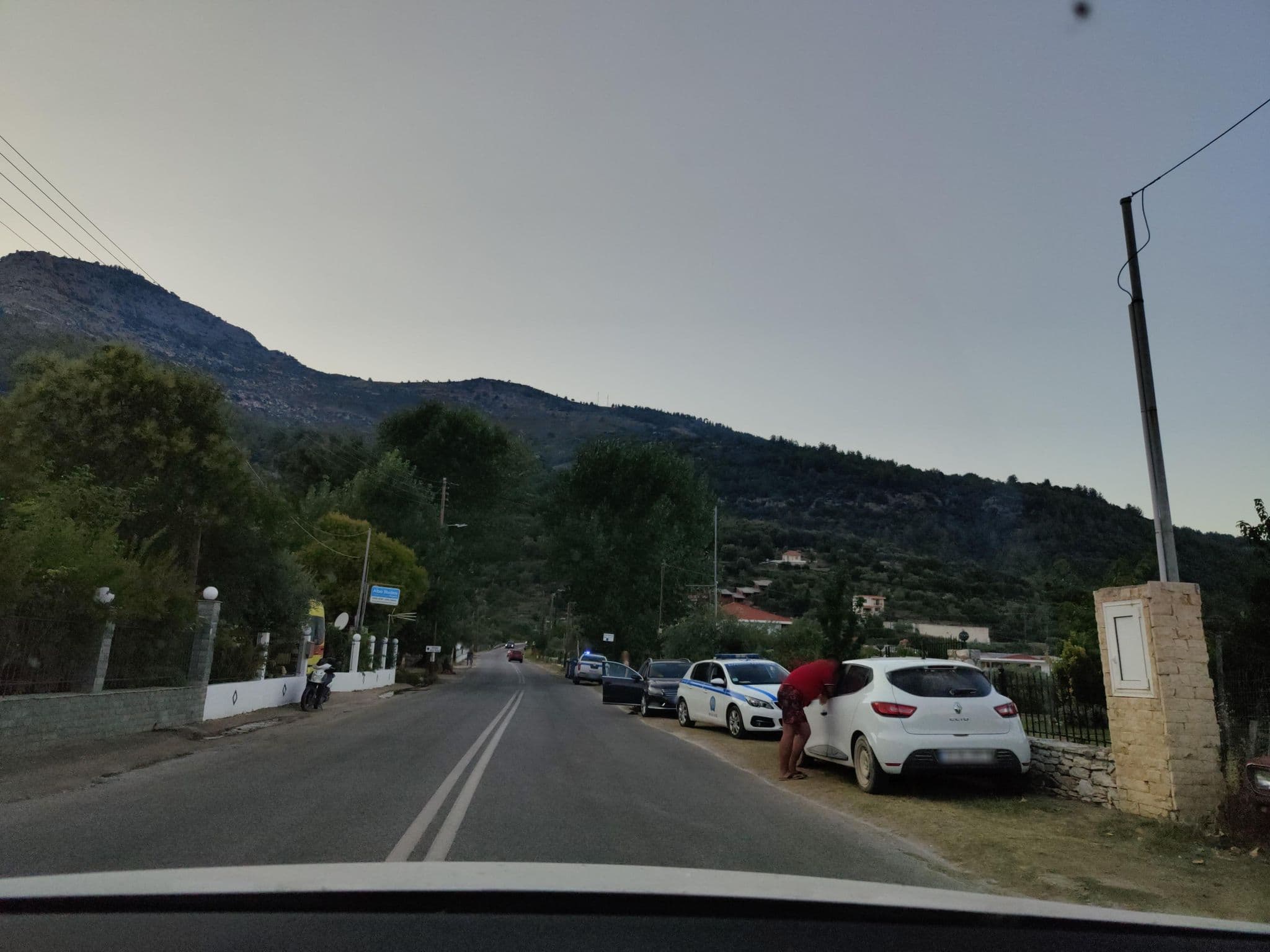 Street view near Holiday Villa Thassos, Potamiá — © tr4sk (CC BY-SA · Mapillary)